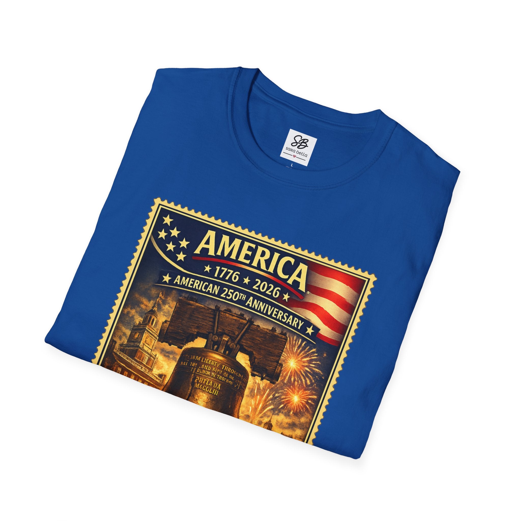 Liberty Bell Vintage Stamp T-Shirt