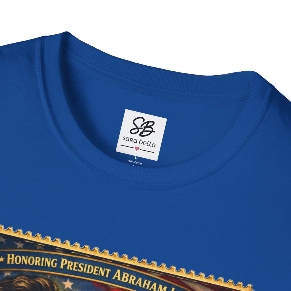 Abraham Lincoln 'Legacy of Freedom'  Vintage Stamp T‑Shirt