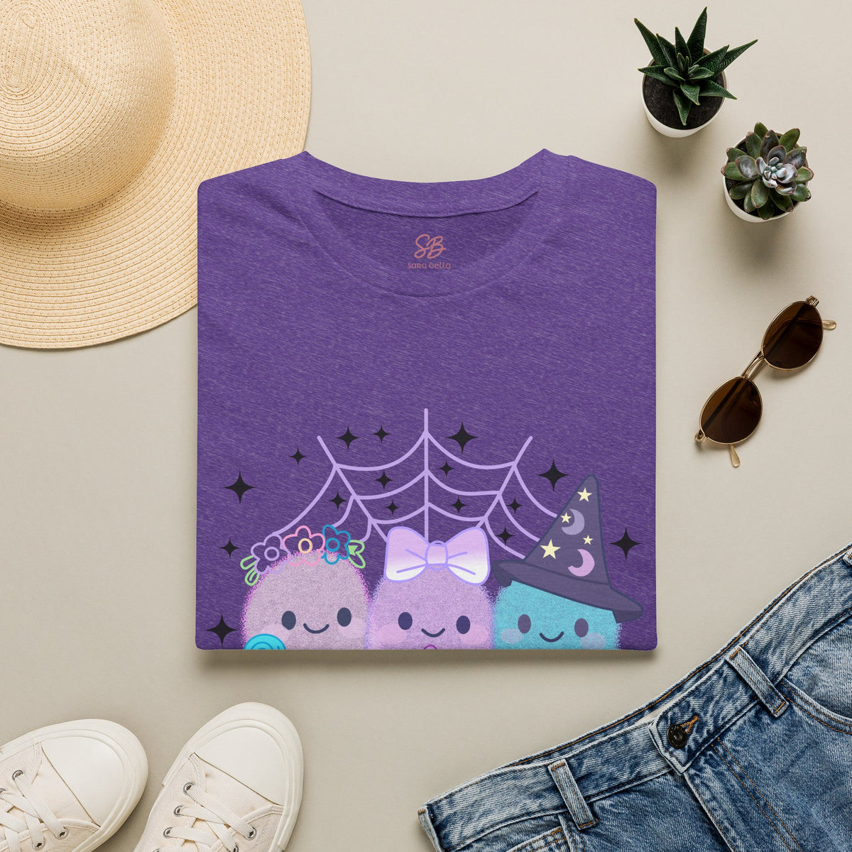 3 Friendly Ghosts "Sweet & Ghostly"  - T-Shirt
