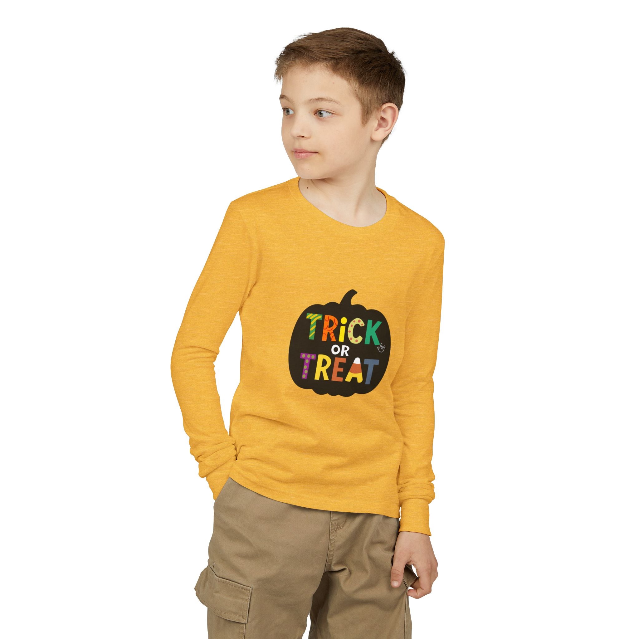 Trick or Treat Pumpkin - Kid Long Sleeve Shirt