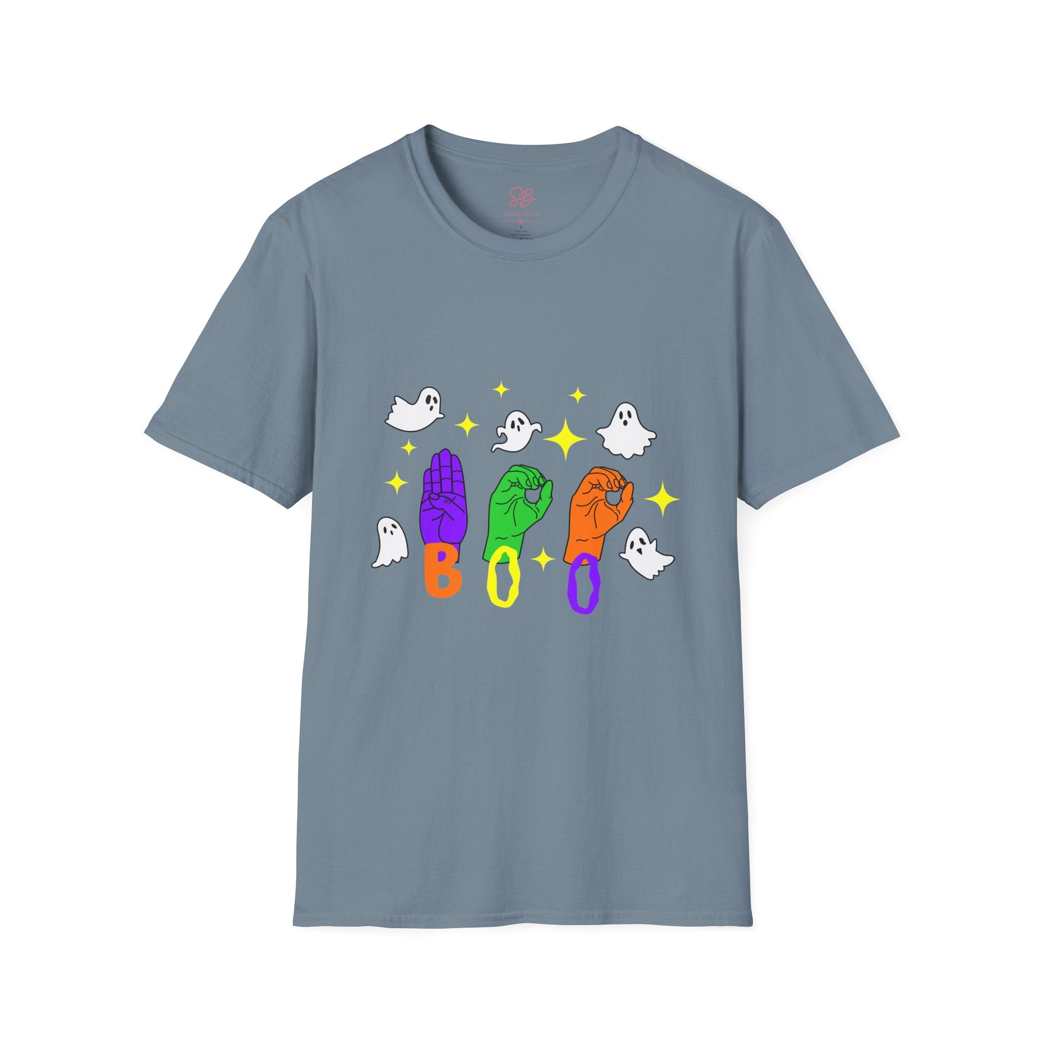 Ghosts "BOO" in ASL - T-Shirt