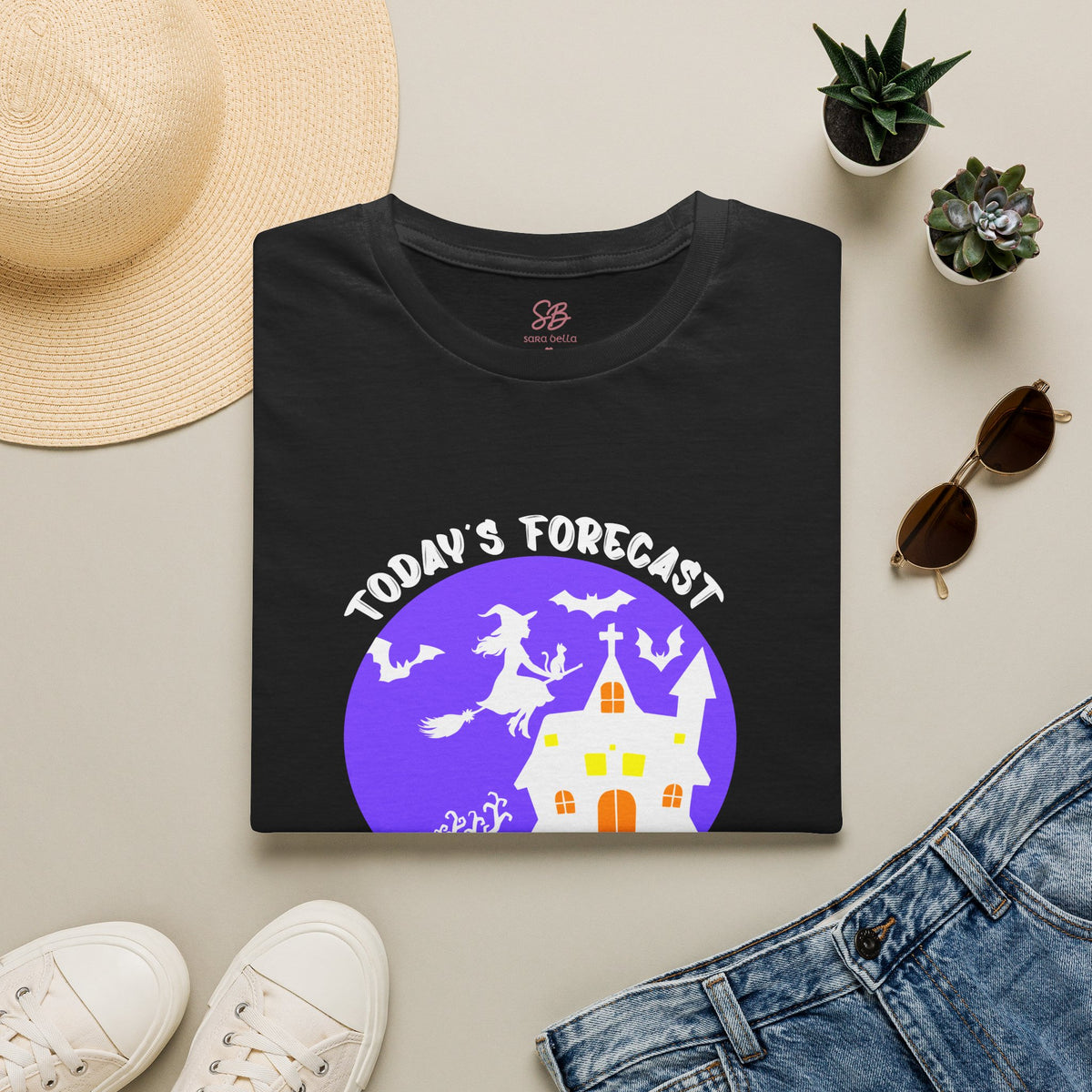 Today's Forecast: 100% Witches - T-Shirt