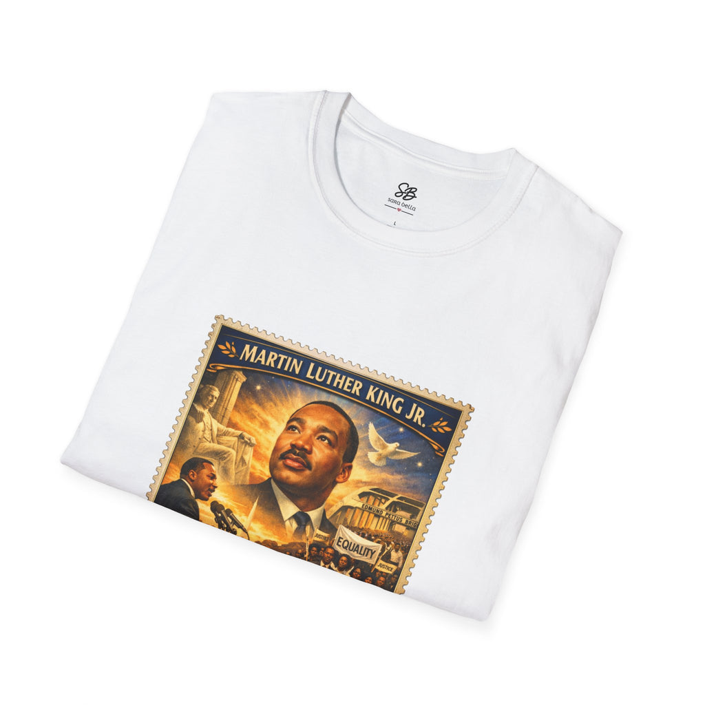 Martin Luther King Jr. 'I Have a Dream Memorial ' Tribute Vintage Stamp T-Shirt