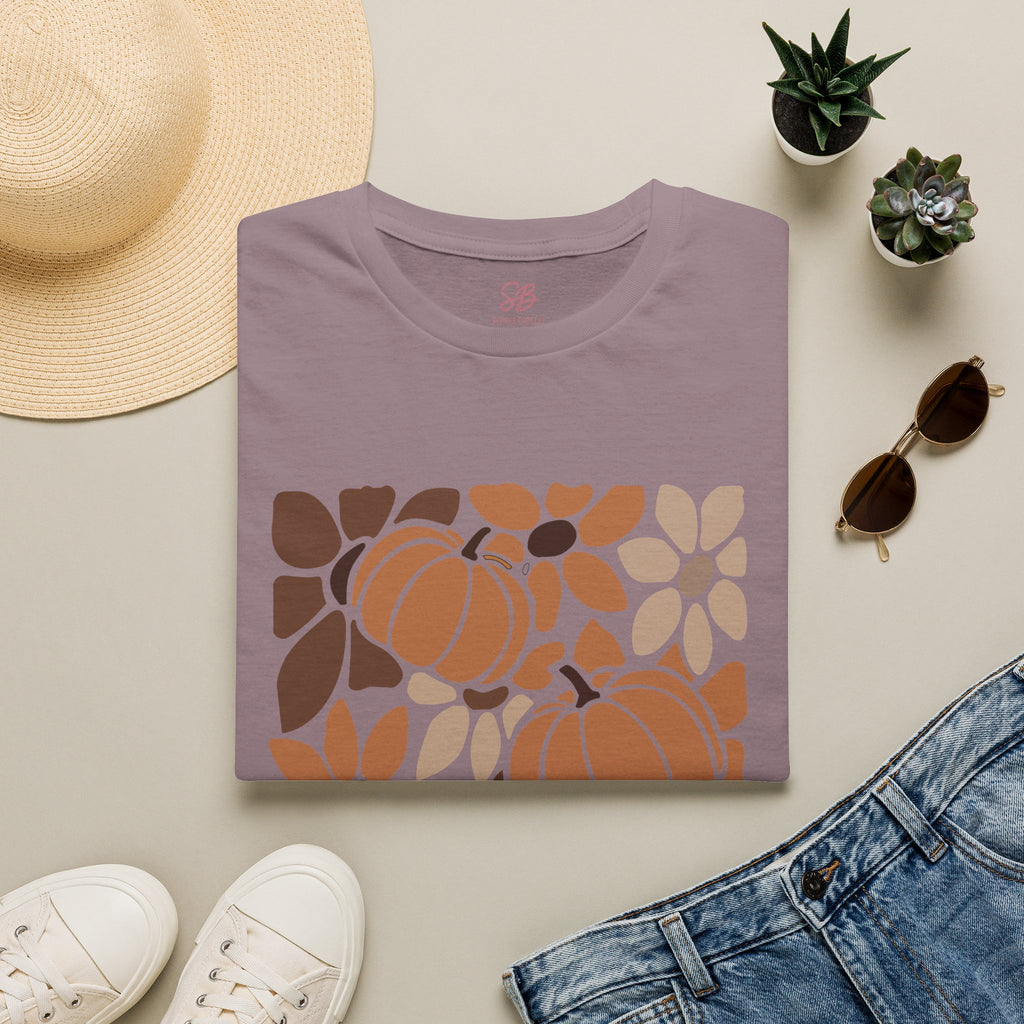 Fall Leaves & Pumpkins Hobo - T-Shirt