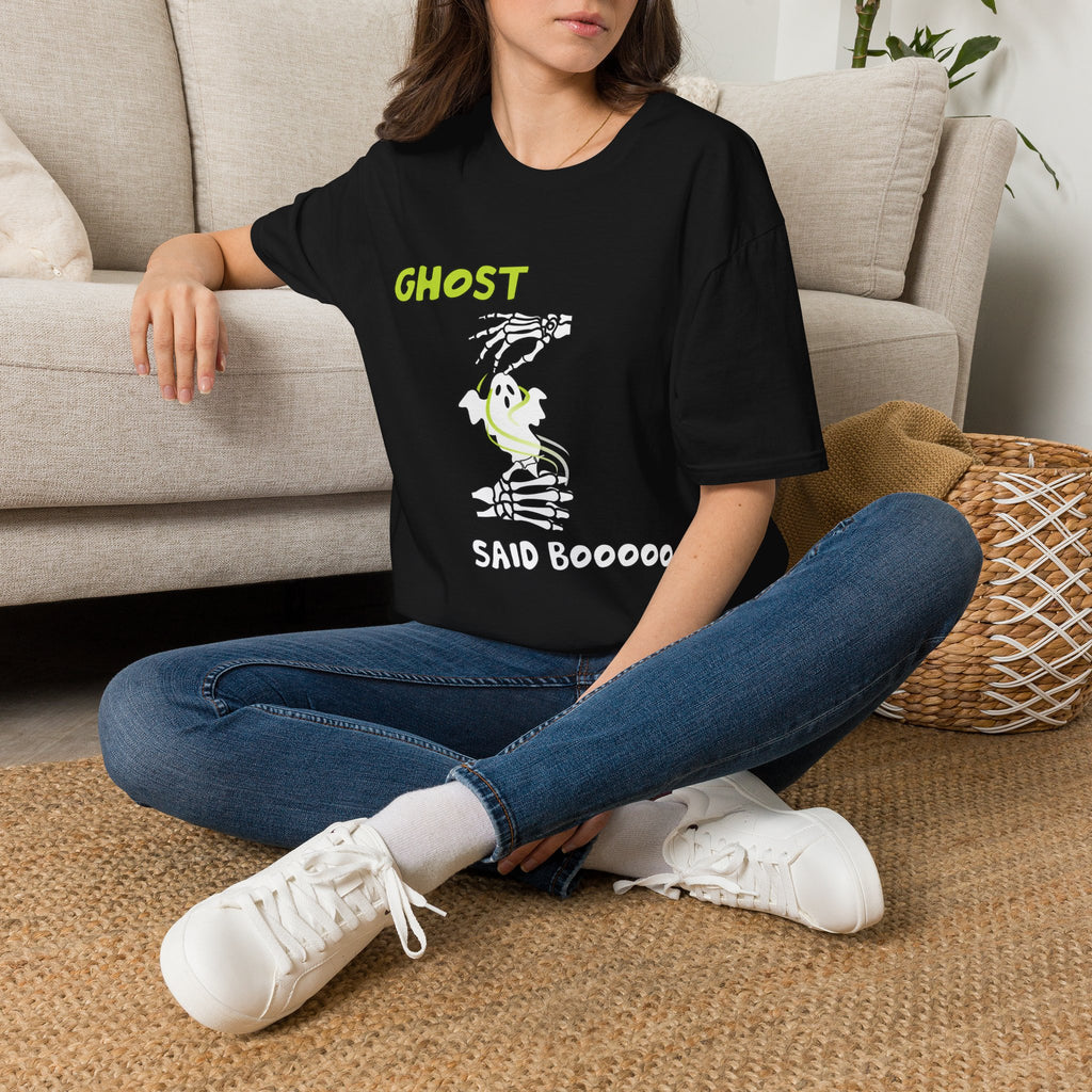 Ghost Said Boooooo in ASL -  T-Shirt