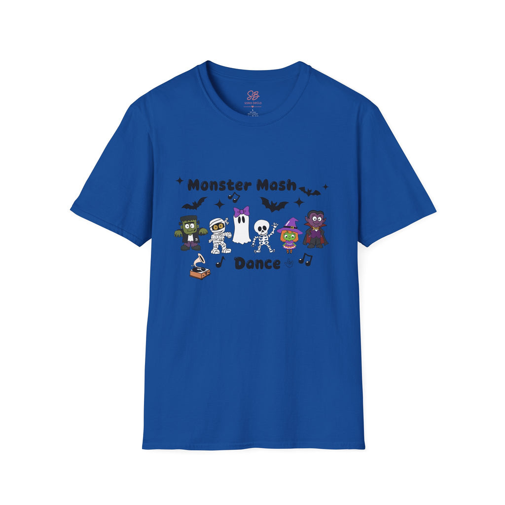 Monster Mash Dance of Halloween Characters Crews -  T-Shirt