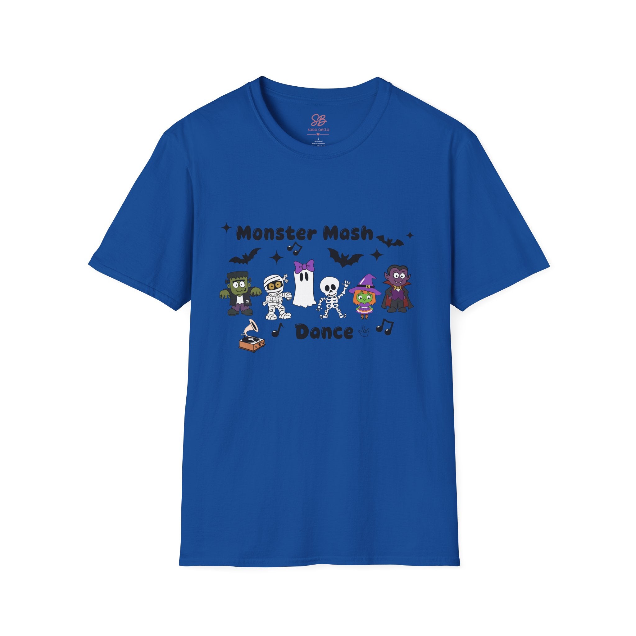 Monster Mash Dance of Halloween Characters Crews -  T-Shirt