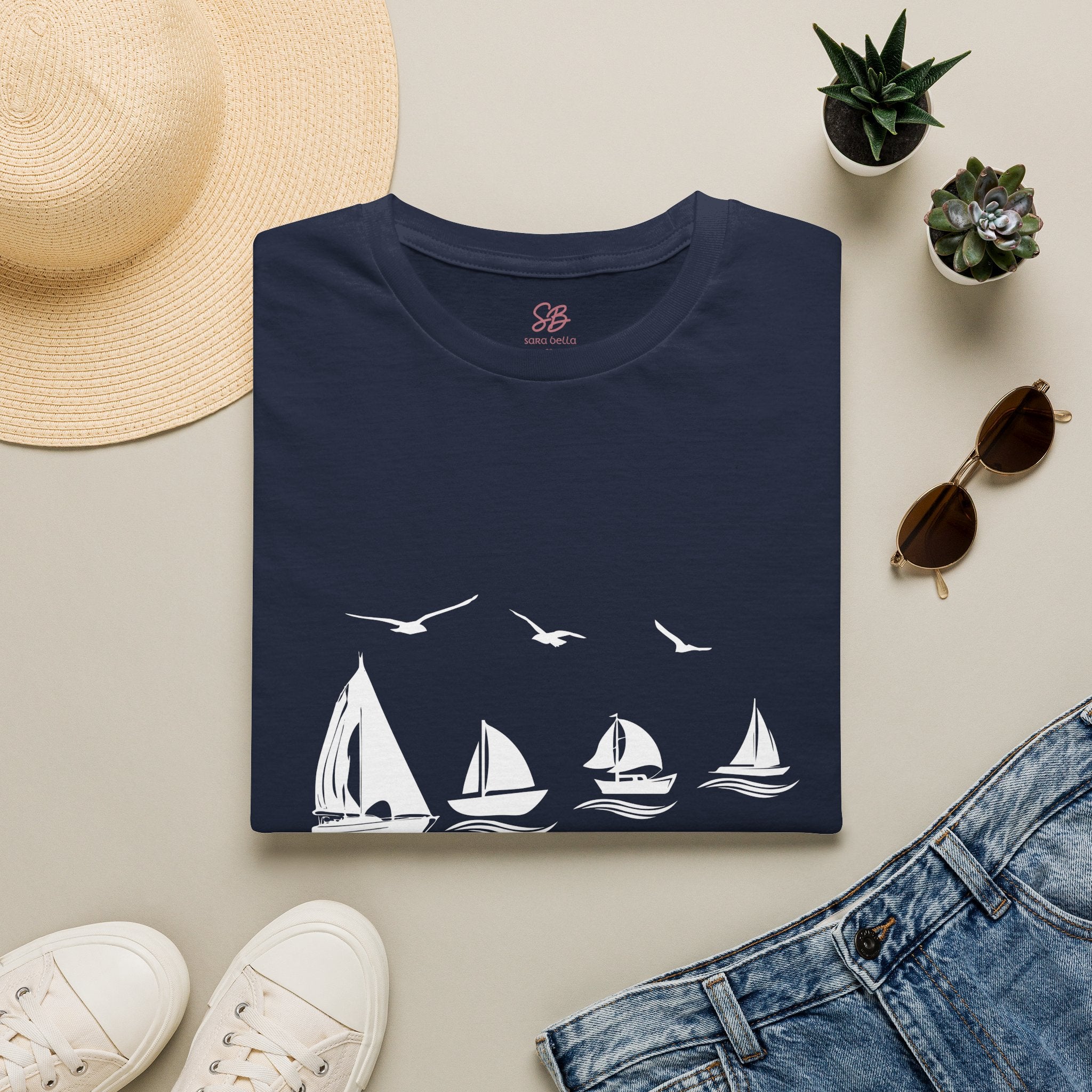 "Life is better with the wind in your sails" - Shirt