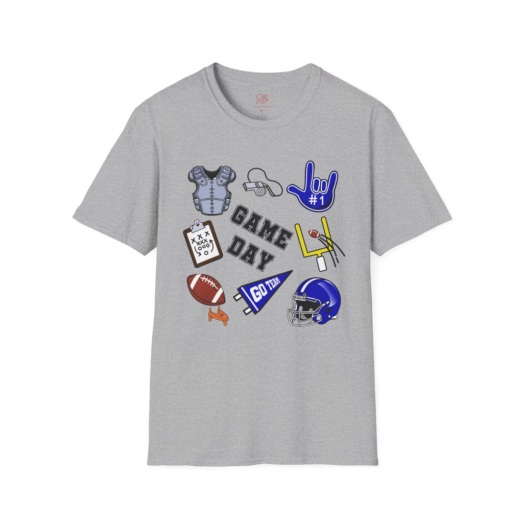 Game Day Football with I Love You ASL  - T-Shirt