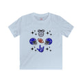 Football Gears Tic-Tac-Toe with I Love You ASL, American Sign Language - Kid T-Shirt