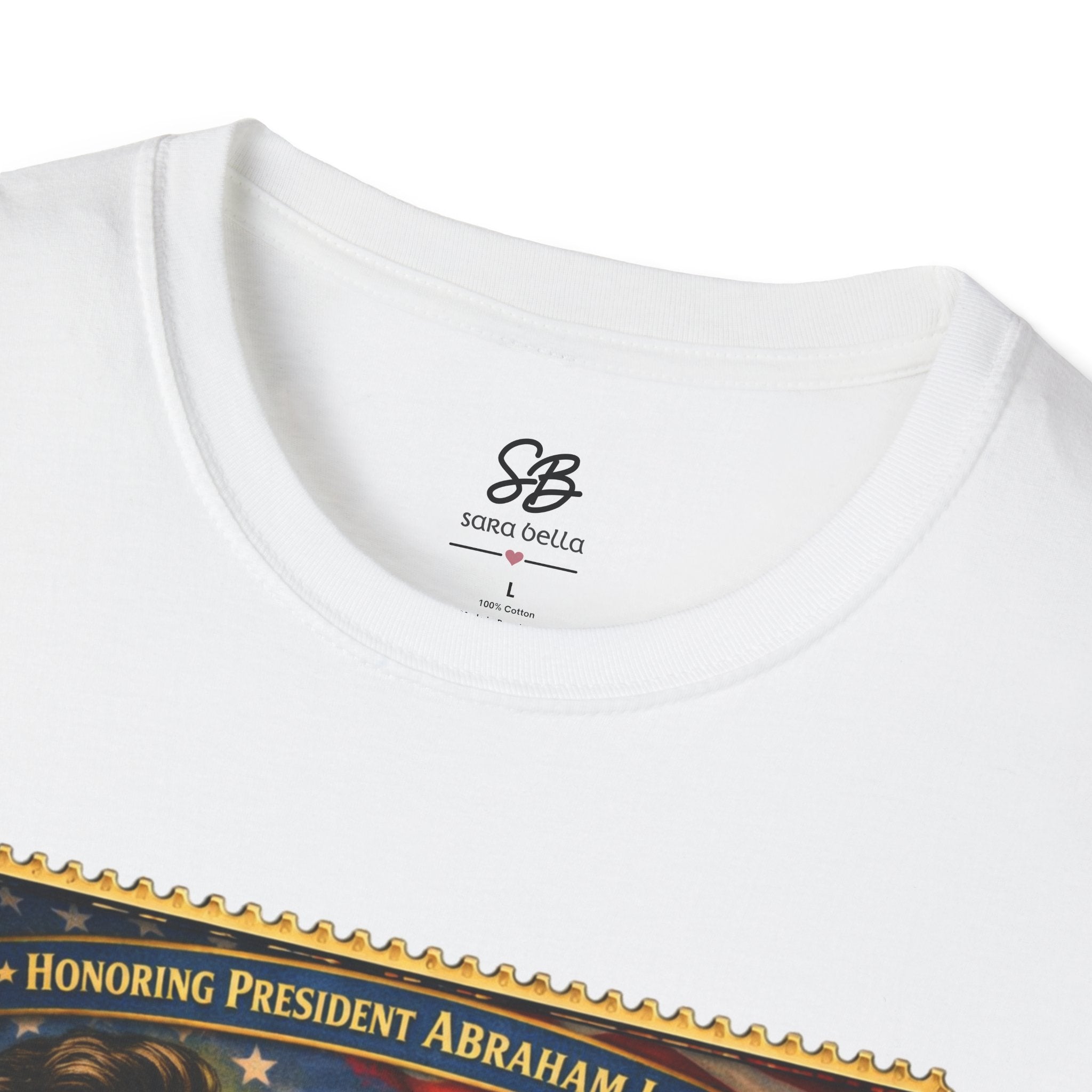Abraham Lincoln 'Legacy of Freedom'  Vintage Stamp T‑Shirt
