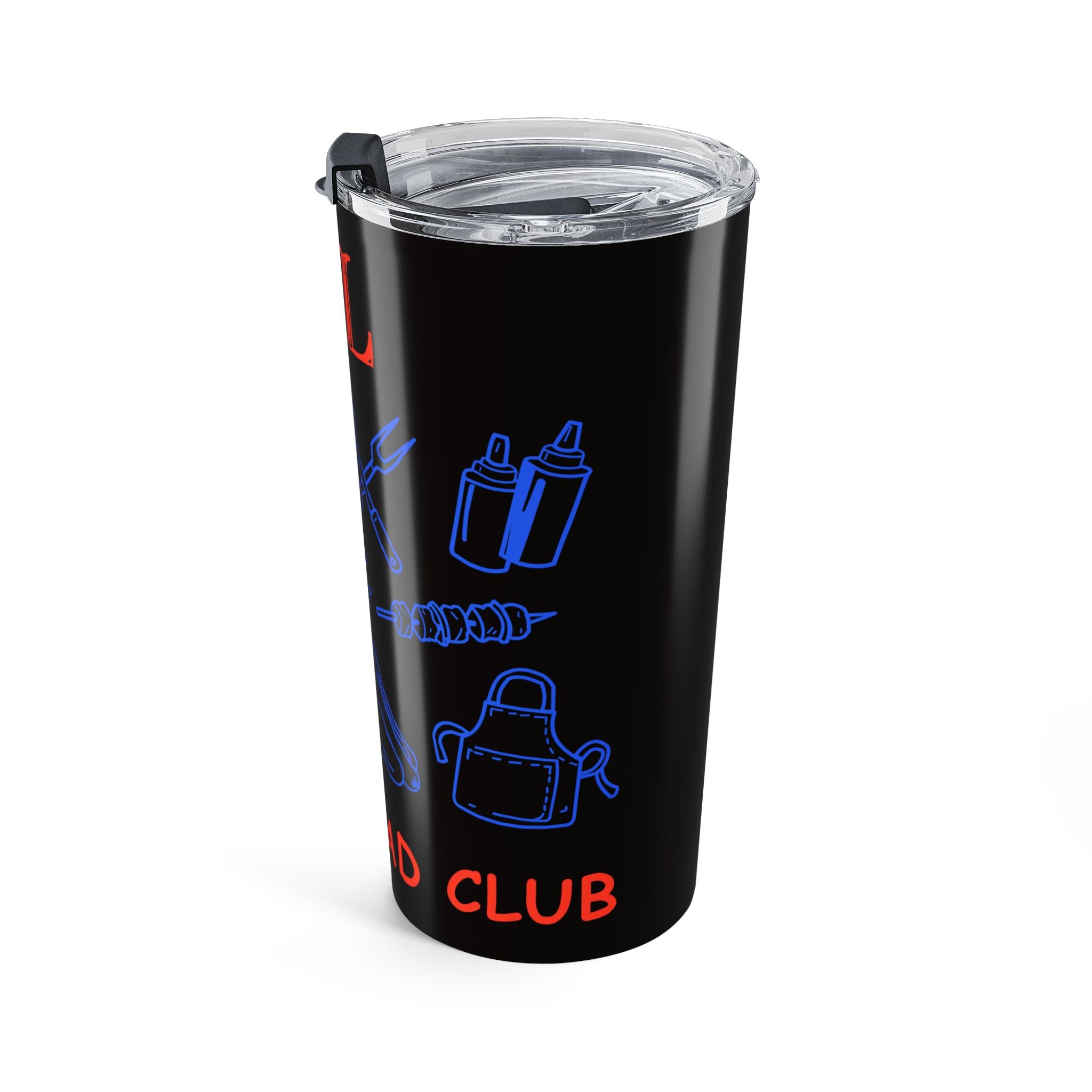 Grill Dad Club Insulated Tumbler — Hot & Cold Coffee Mug BBQ Gift