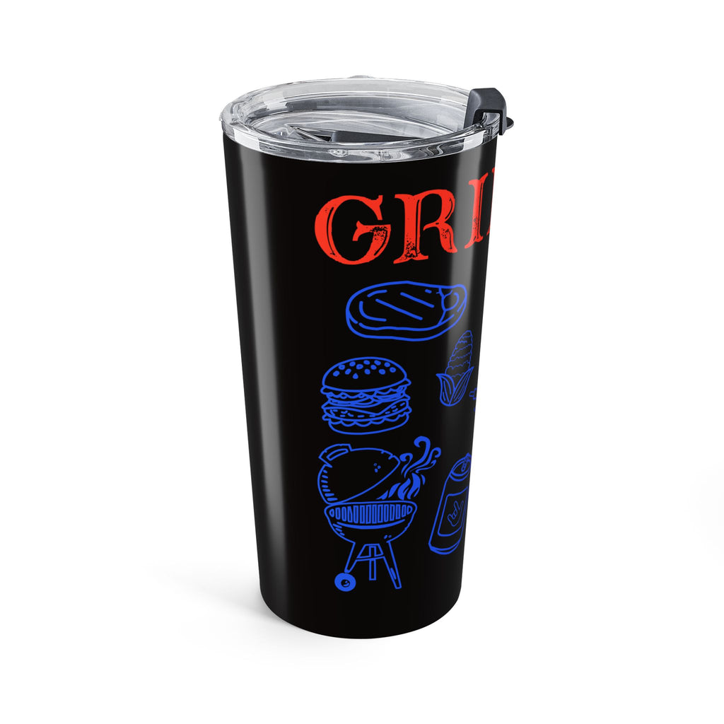 Grill Dad Club Insulated Tumbler — Hot & Cold Coffee Mug BBQ Gift