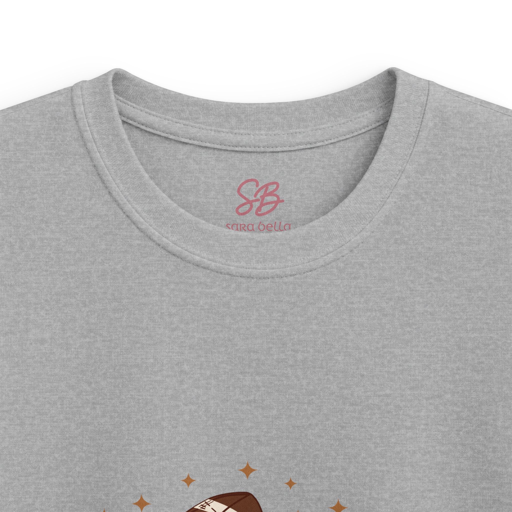 Autumn Football Pumpkin with I Love You American Sign Language, ASL - Kid T-Shirt