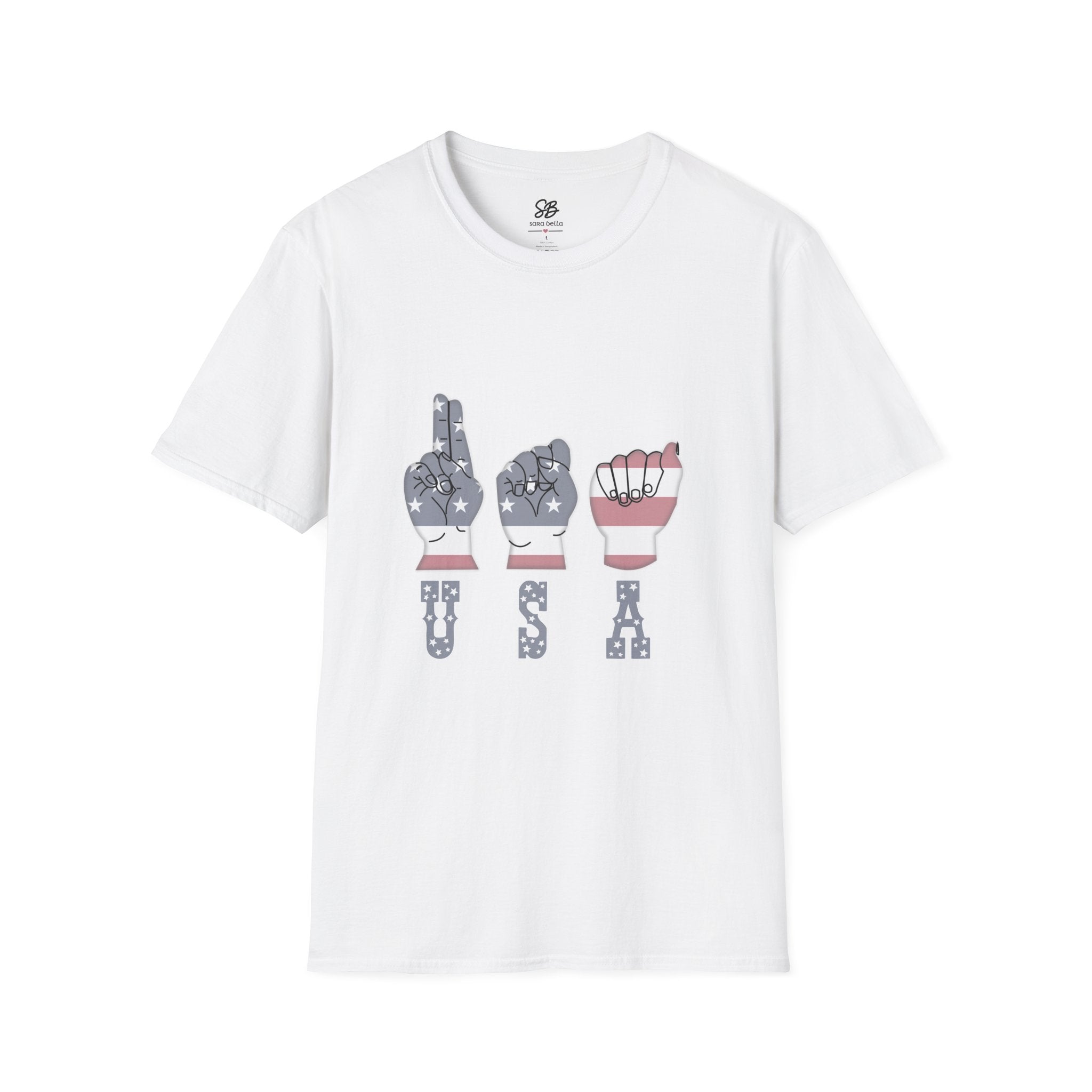 USA  fingers-spelled ASL (American Sign Language)  Shirt
