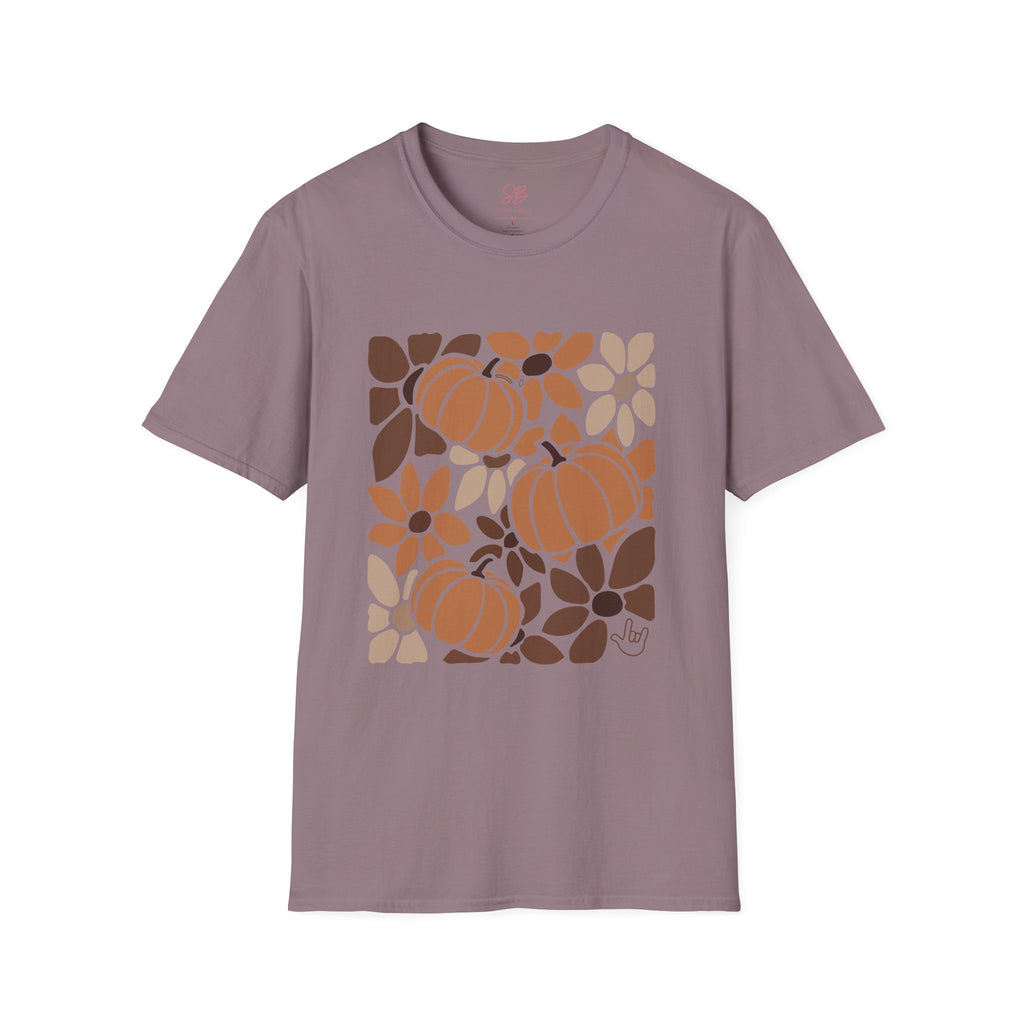 Fall Leaves & Pumpkins Hobo - T-Shirt