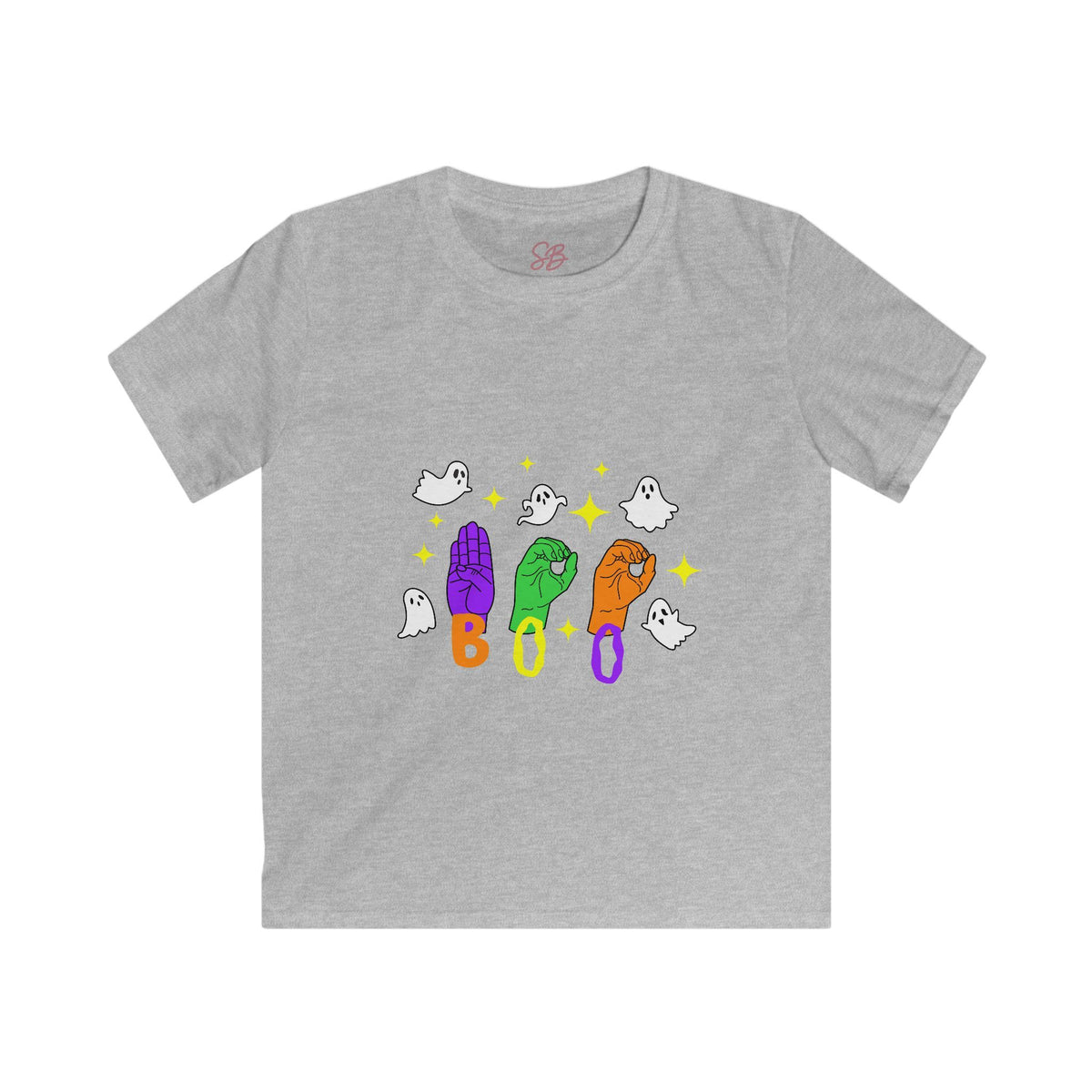 Ghosts "BOO" in ASL - Kid T-Shirt