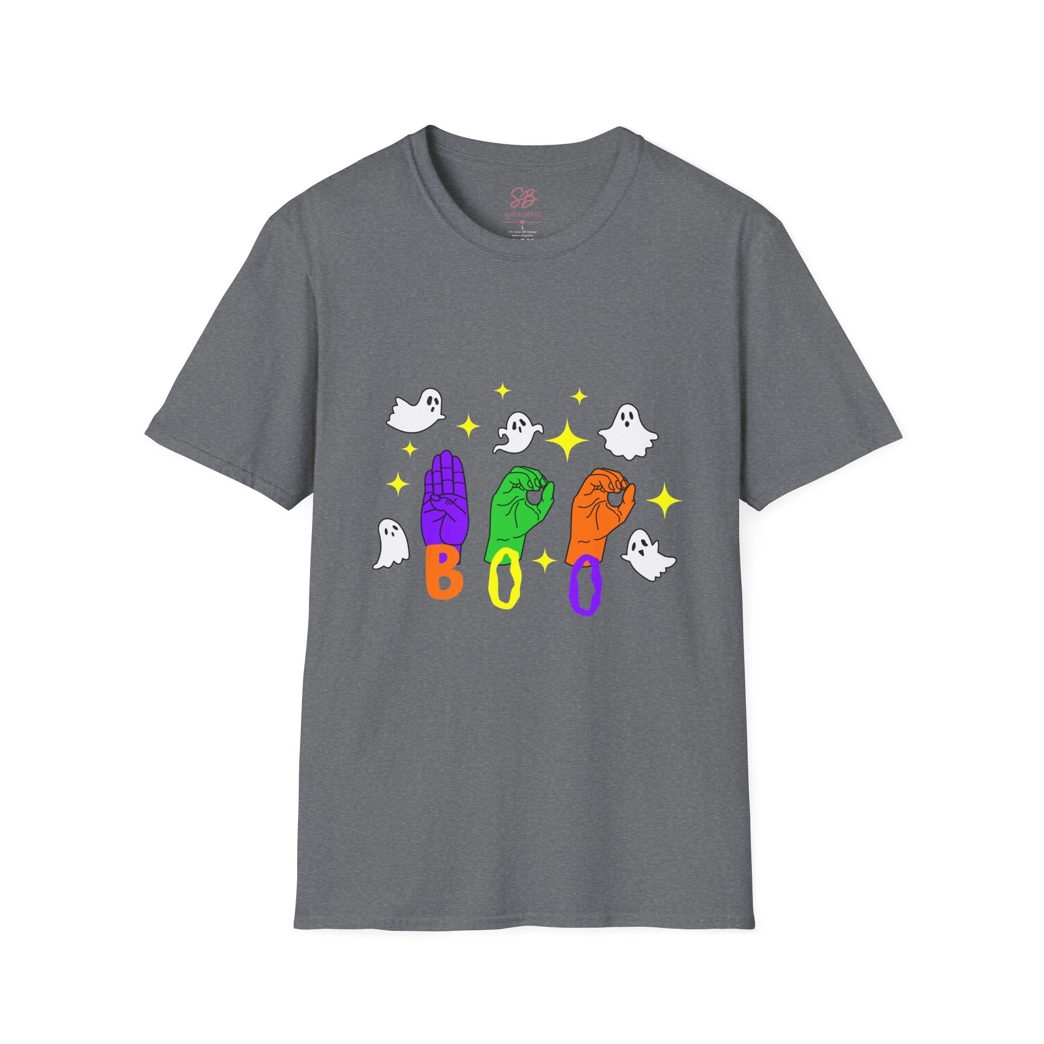Ghosts "BOO" in ASL - T-Shirt