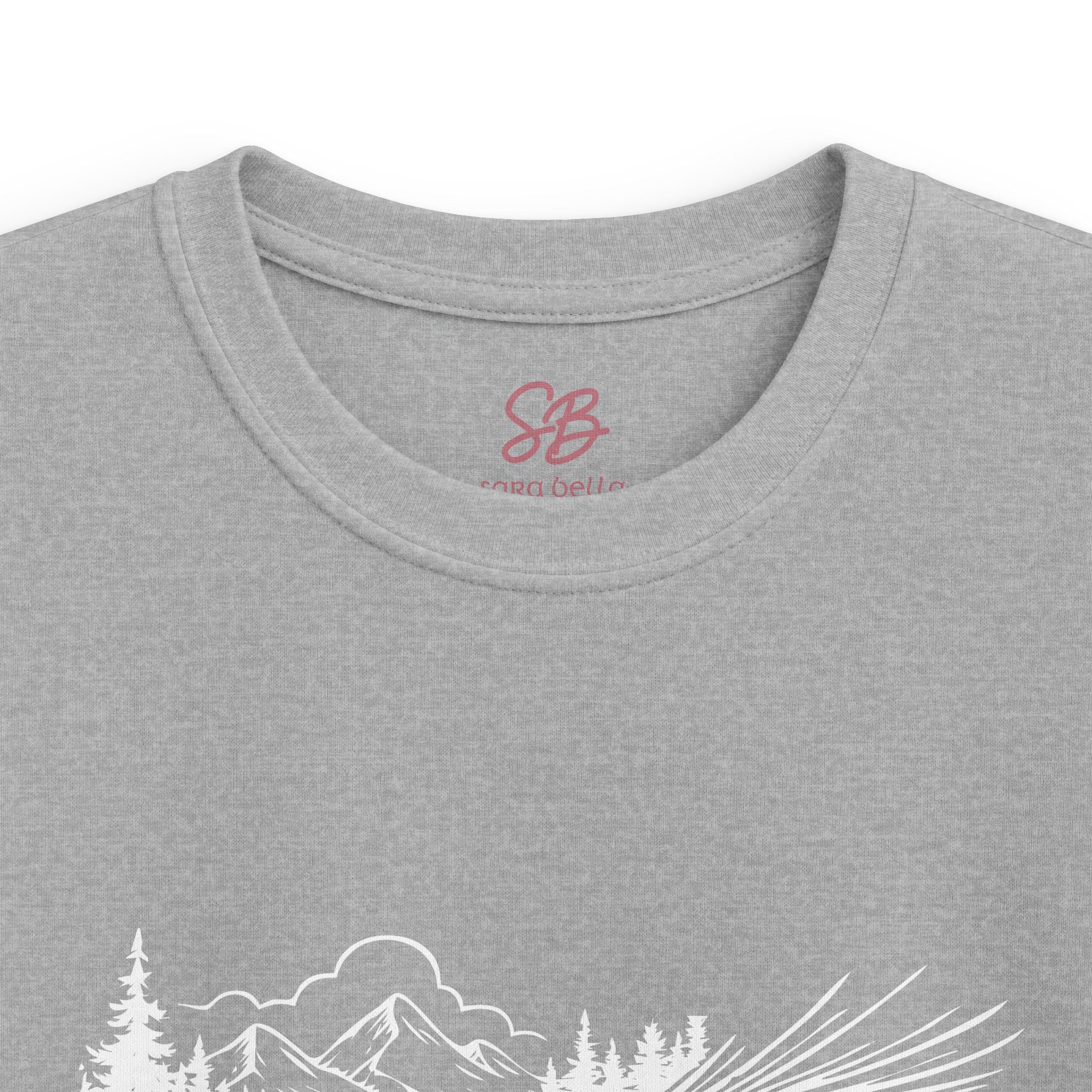 Fly Fishing Hook with Mountain View - Kid T-Shirt