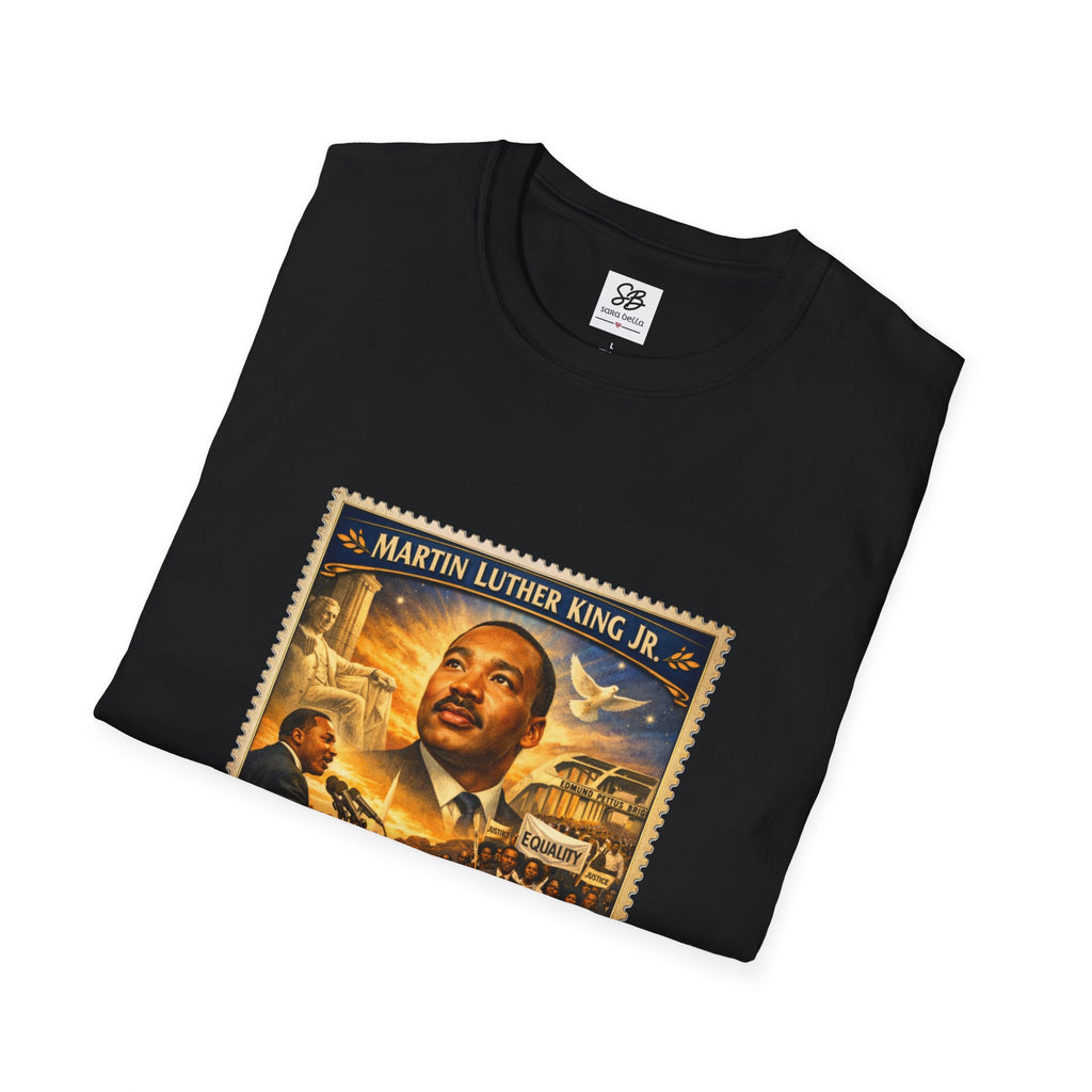 Martin Luther King Jr. 'I Have a Dream Memorial ' Tribute Vintage Stamp T-Shirt