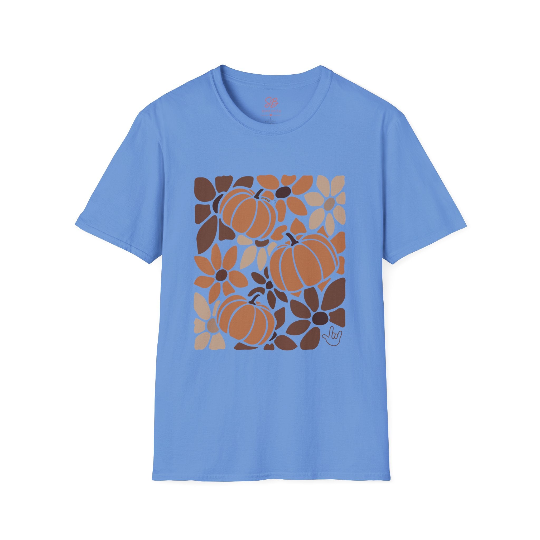 Fall Leaves & Pumpkins Hobo - T-Shirt