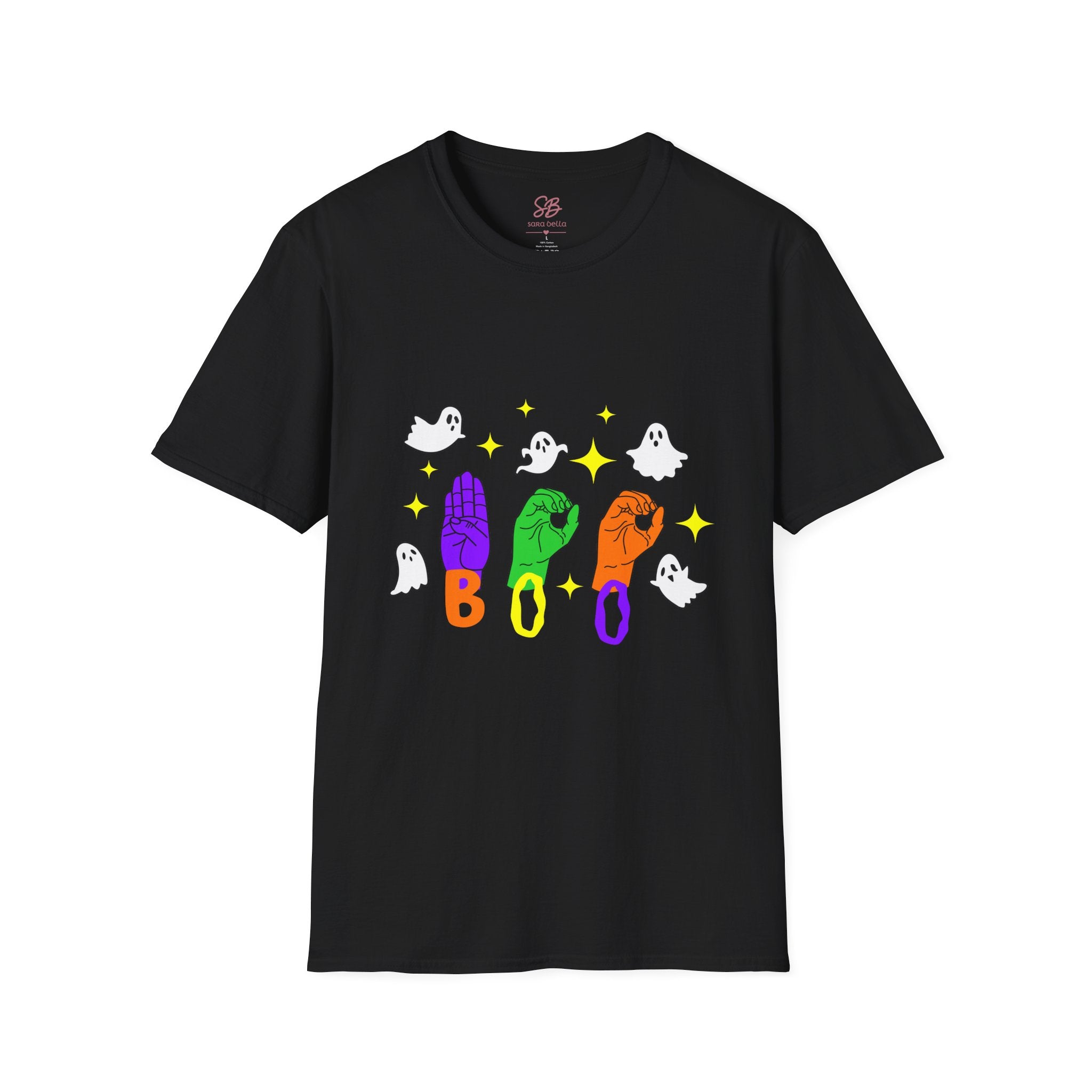 Ghosts "BOO" in ASL - T-Shirt