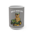 Uncle Mows Best with Golden Retriever -  15oz Mug