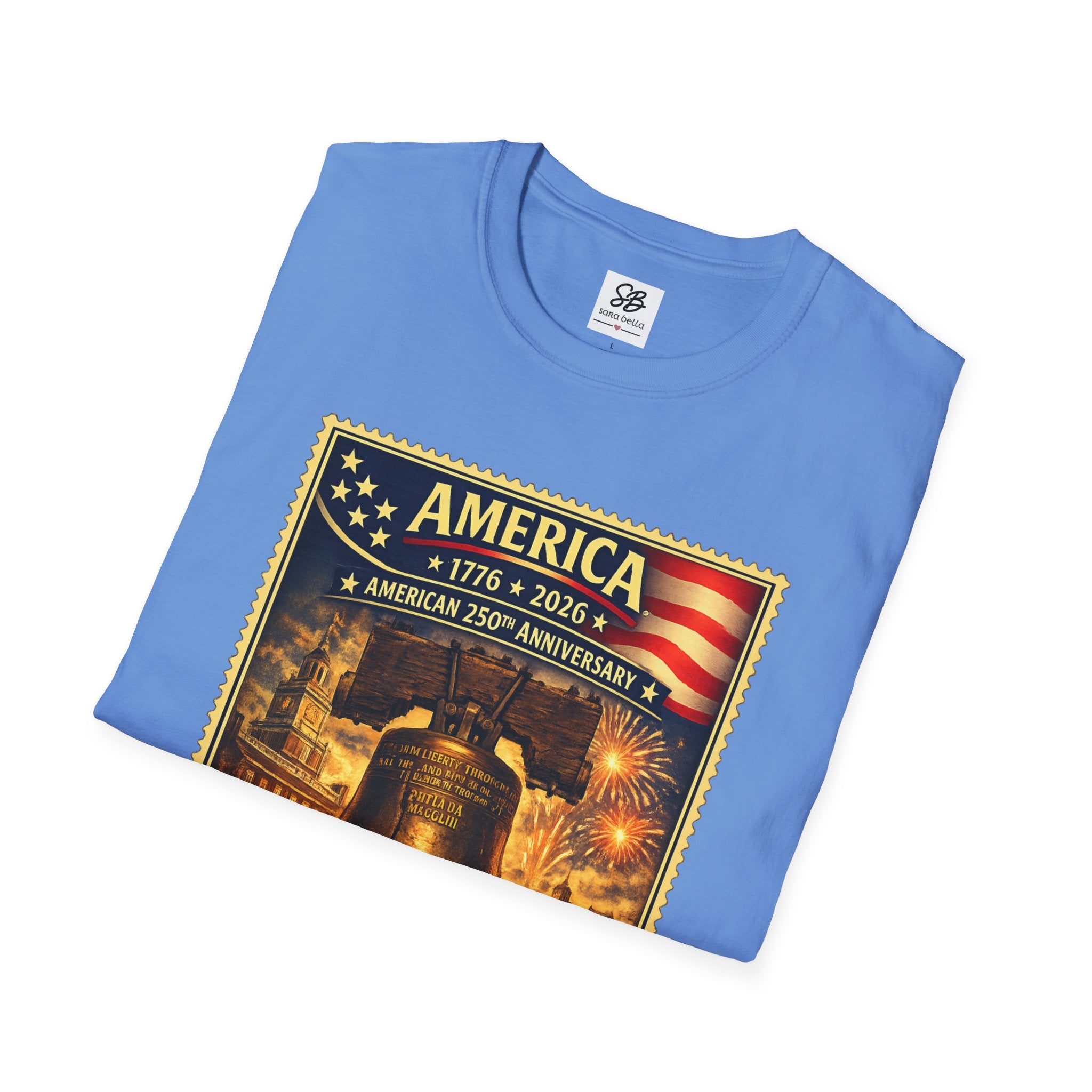 Liberty Bell Vintage Stamp T-Shirt