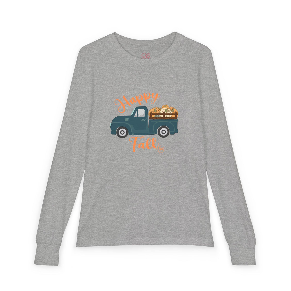 Happy Fall Vintage Truck - Kids Long Sleeve Shirt