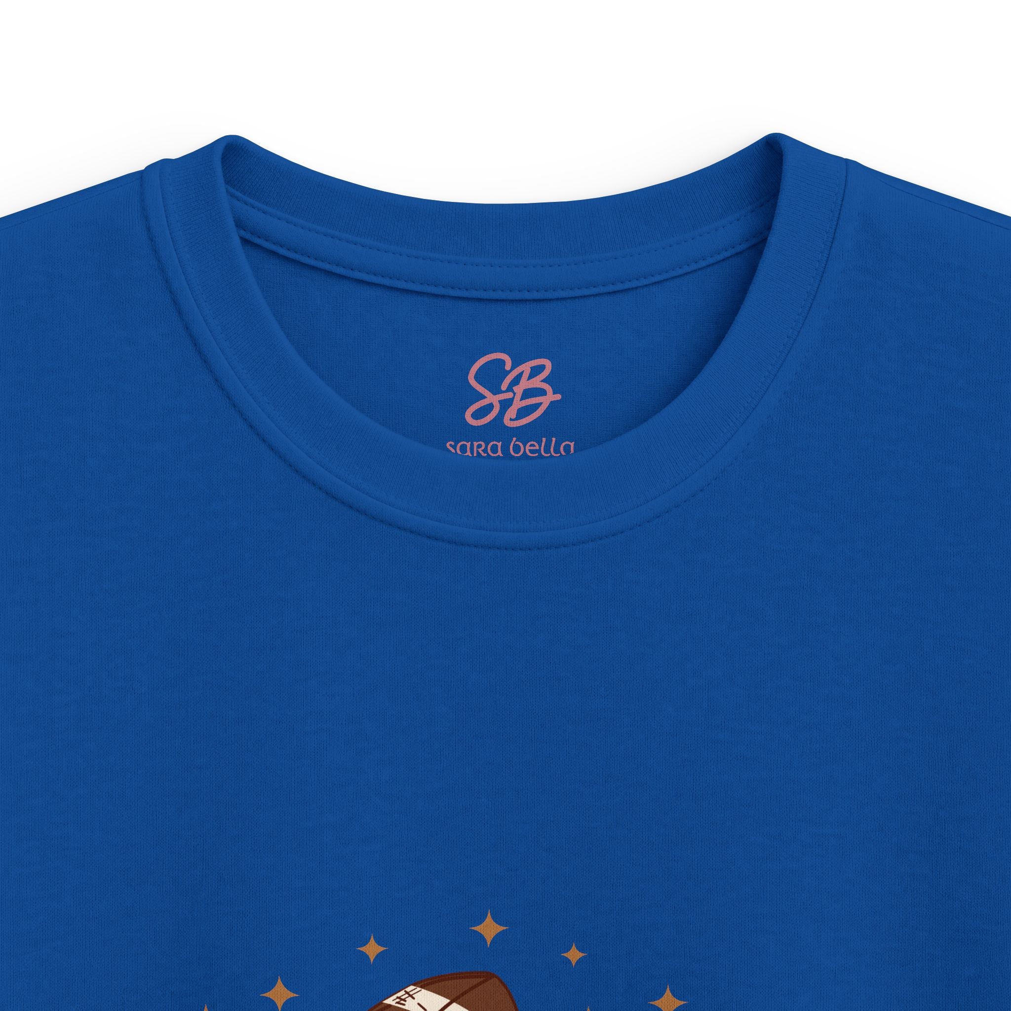 Autumn Football Pumpkin with I Love You American Sign Language, ASL - Kid T-Shirt