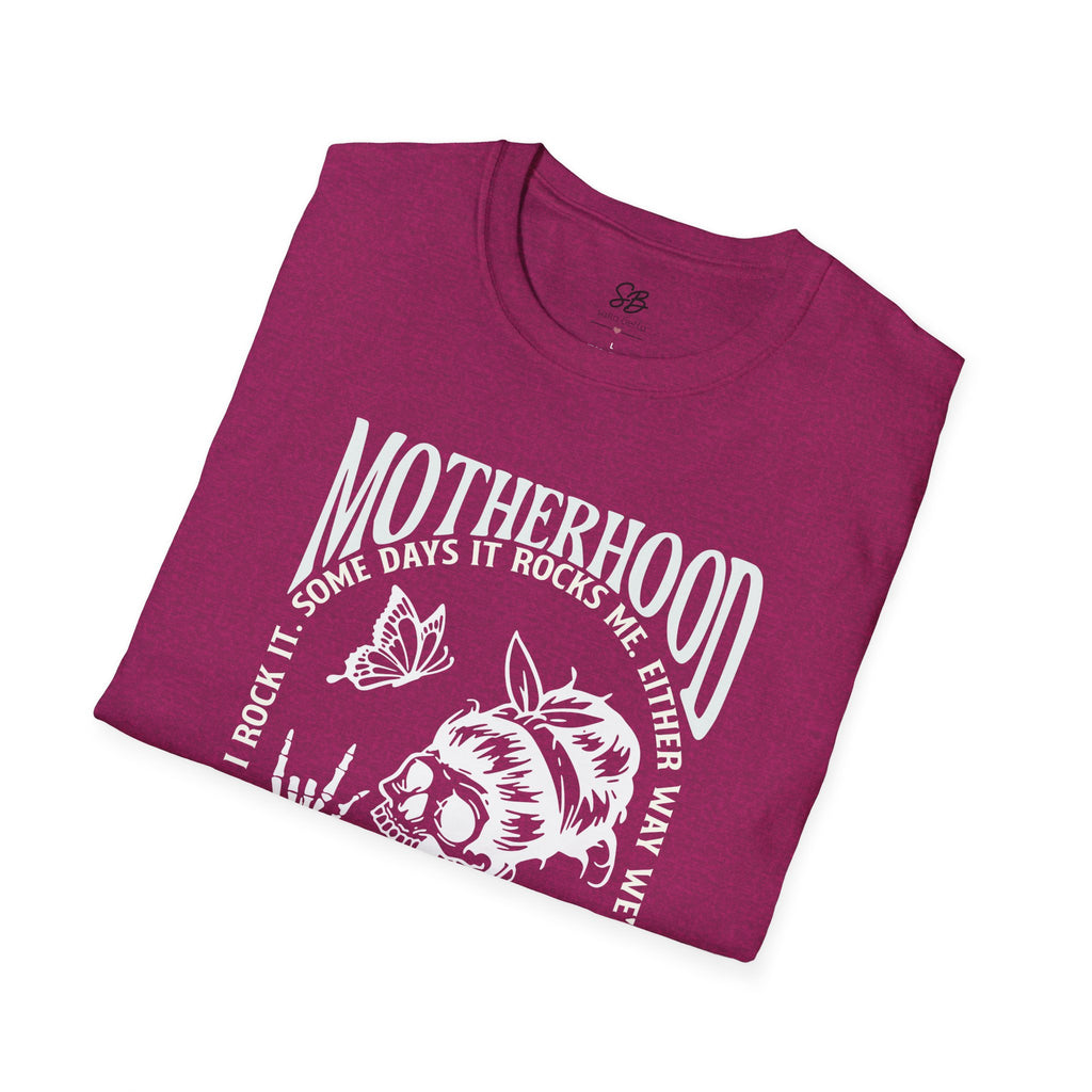 Motherhood I love you ASL - Unisex Softstyle T-Shirt