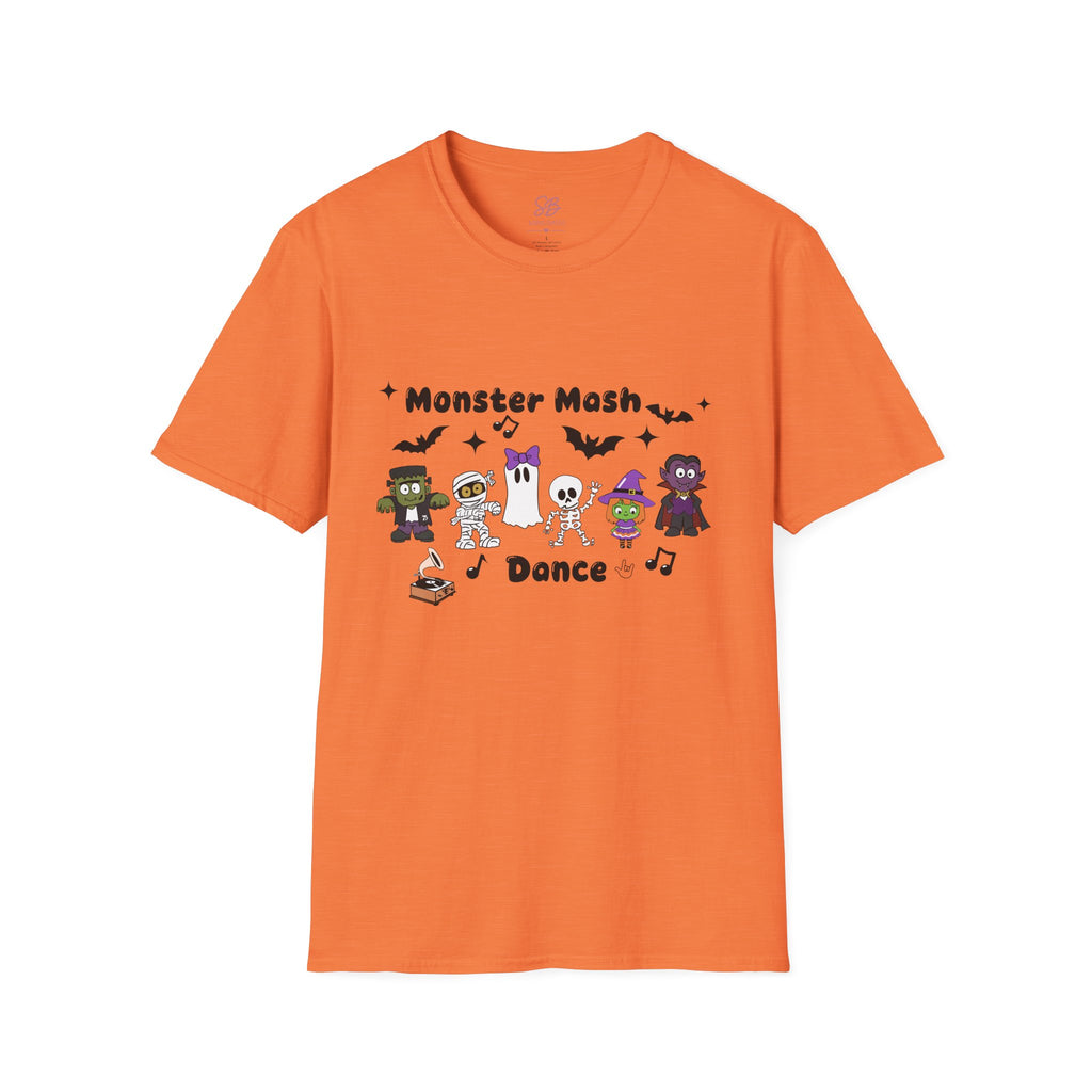 Monster Mash Dance of Halloween Characters Crews -  T-Shirt