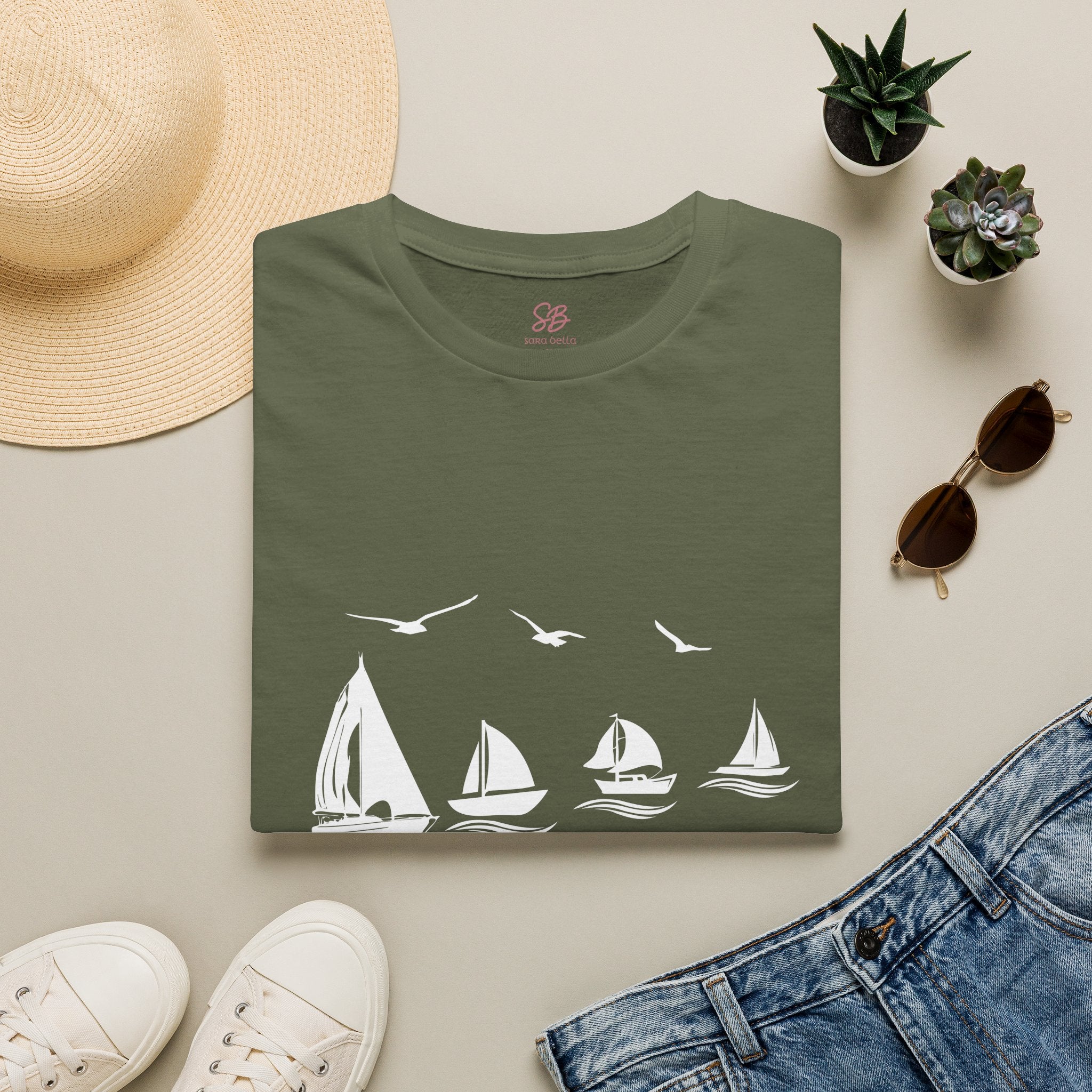 "Life is better with the wind in your sails" - Shirt