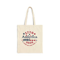 America fingers-spelled ASL (America Sign Language)  Canvas Tote