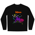 Neon Halloween Haunted House - Long Sleeve Shirt