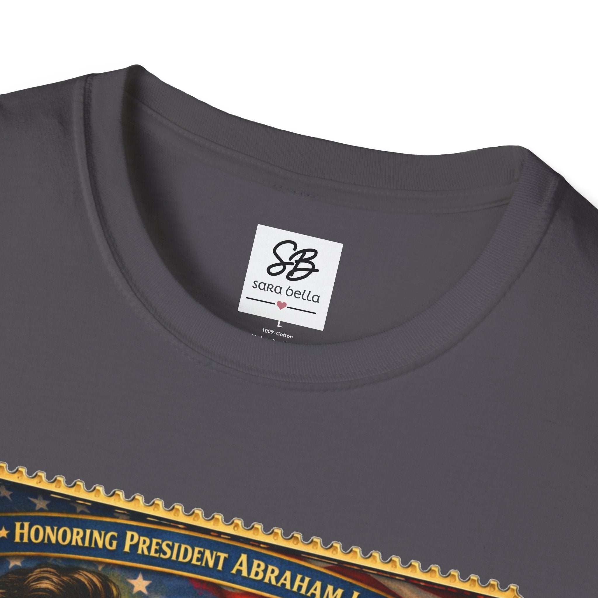 Abraham Lincoln 'Legacy of Freedom'  Vintage Stamp T‑Shirt