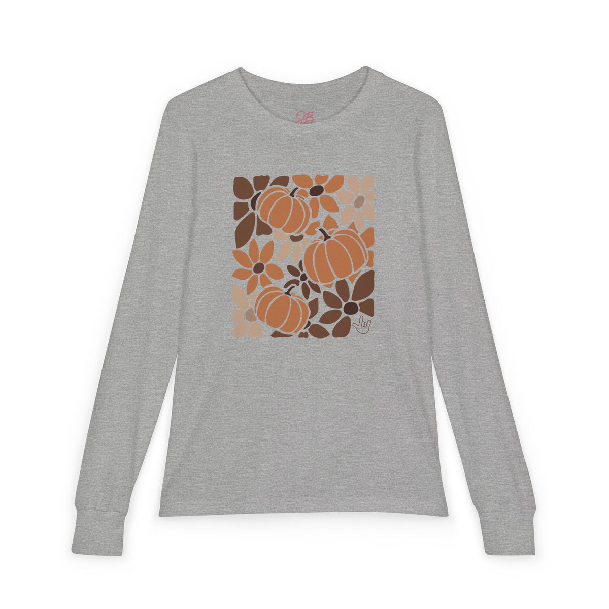 Leaves and Pumpkins Hobo - Kid Long Sleeve Shirt
