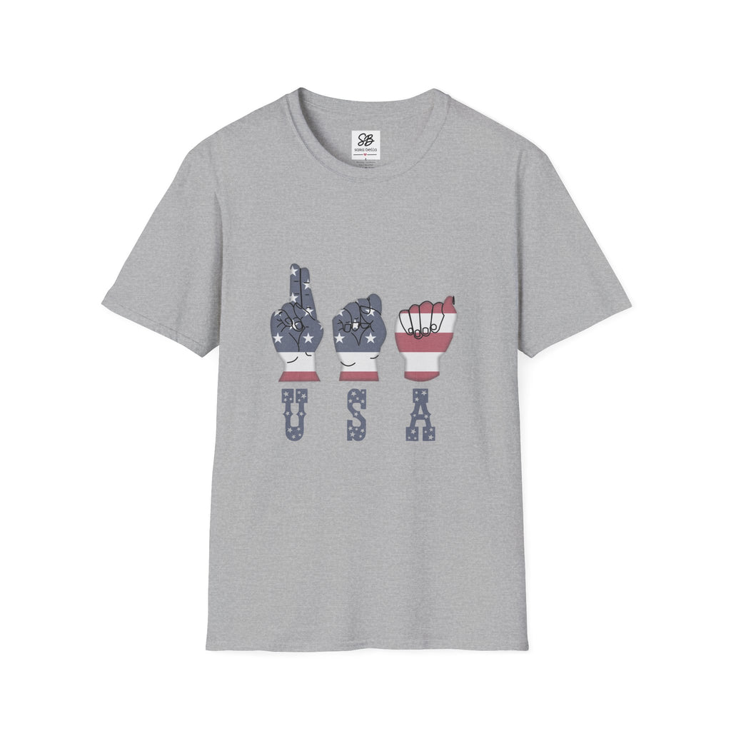 USA  fingers-spelled ASL (American Sign Language)  Shirt