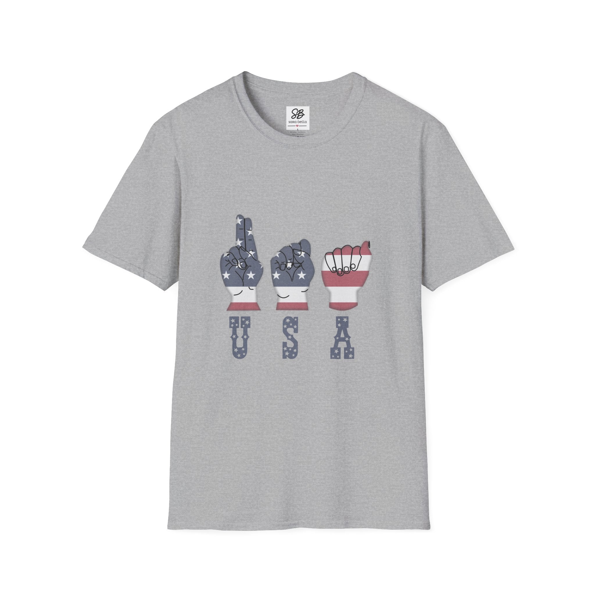 USA  fingers-spelled ASL (American Sign Language)  Shirt