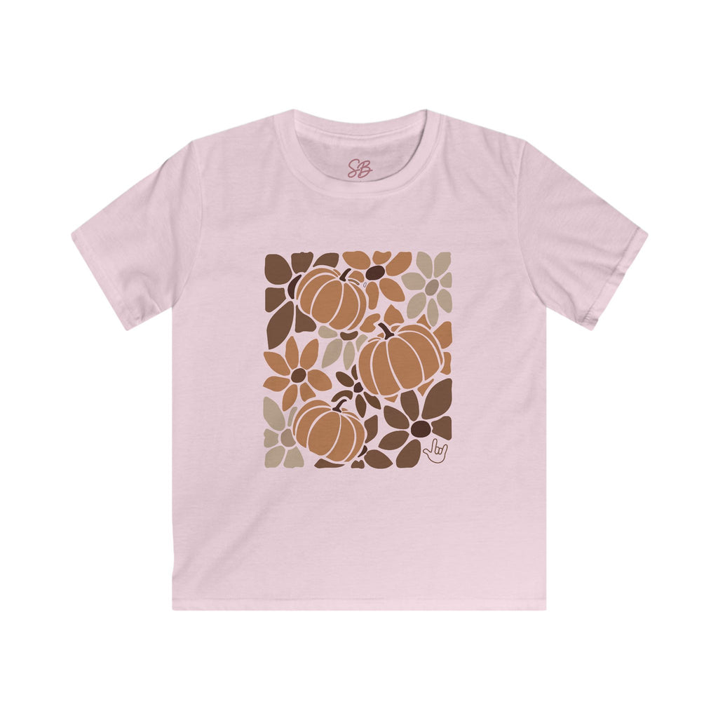 Leaves and Pumpkins Hobo - Kid T-Shirt