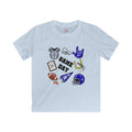 Kids Game Day Football with I Love You ASL, American Sign Language - Kid T-Shirt
