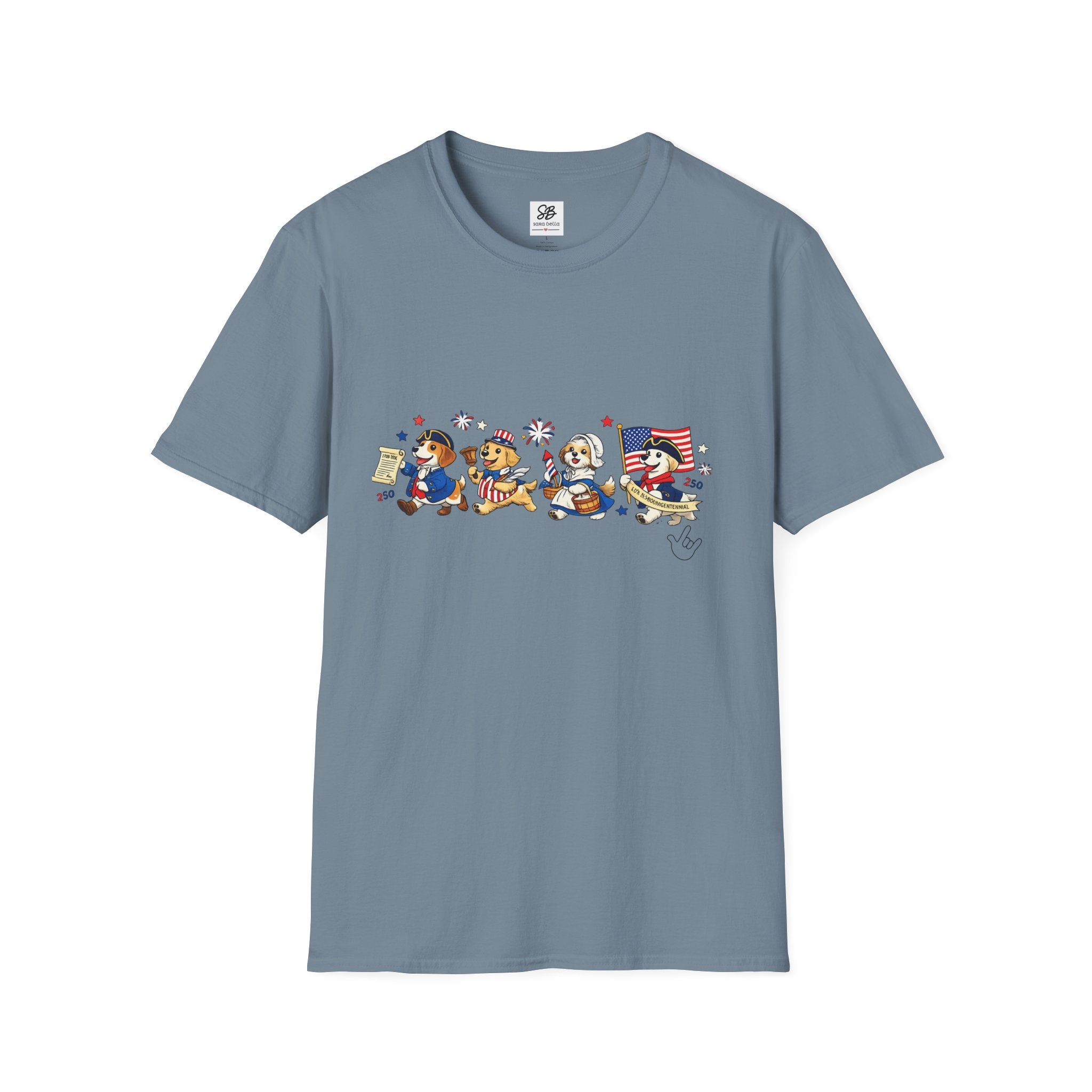 Patriotic Dogs Parade T-Shirt