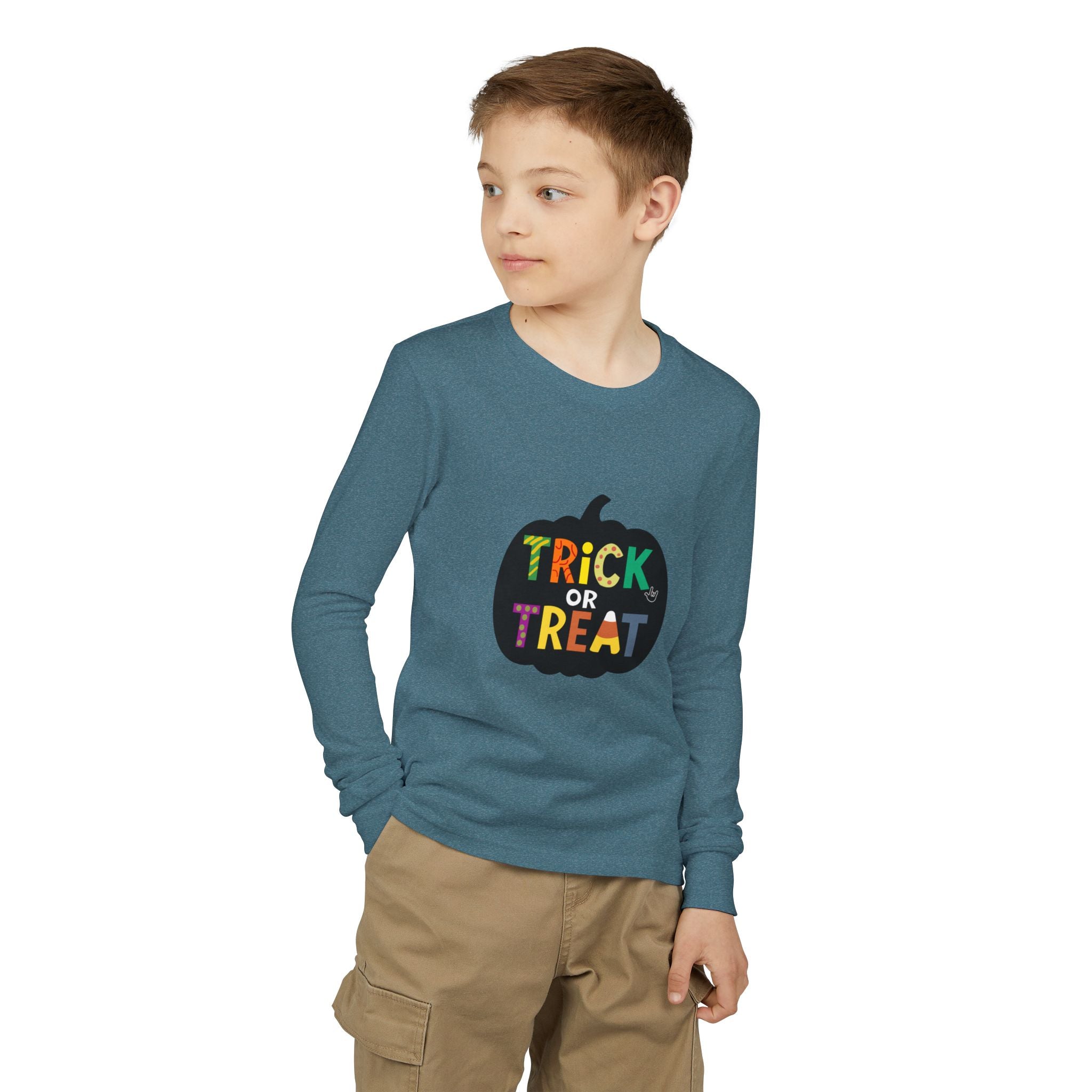 Trick or Treat Pumpkin - Kid Long Sleeve Shirt
