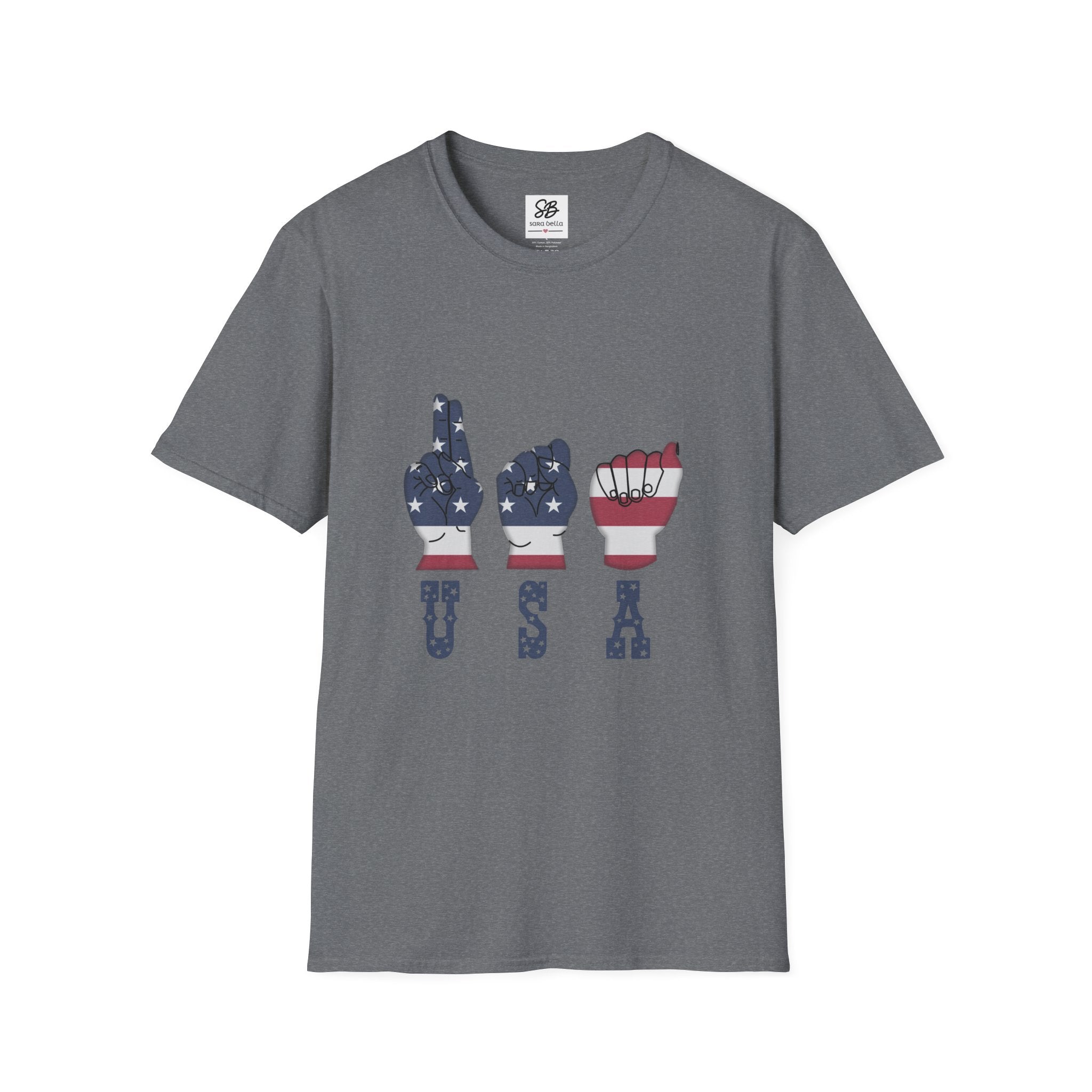 USA  fingers-spelled ASL (American Sign Language)  Shirt