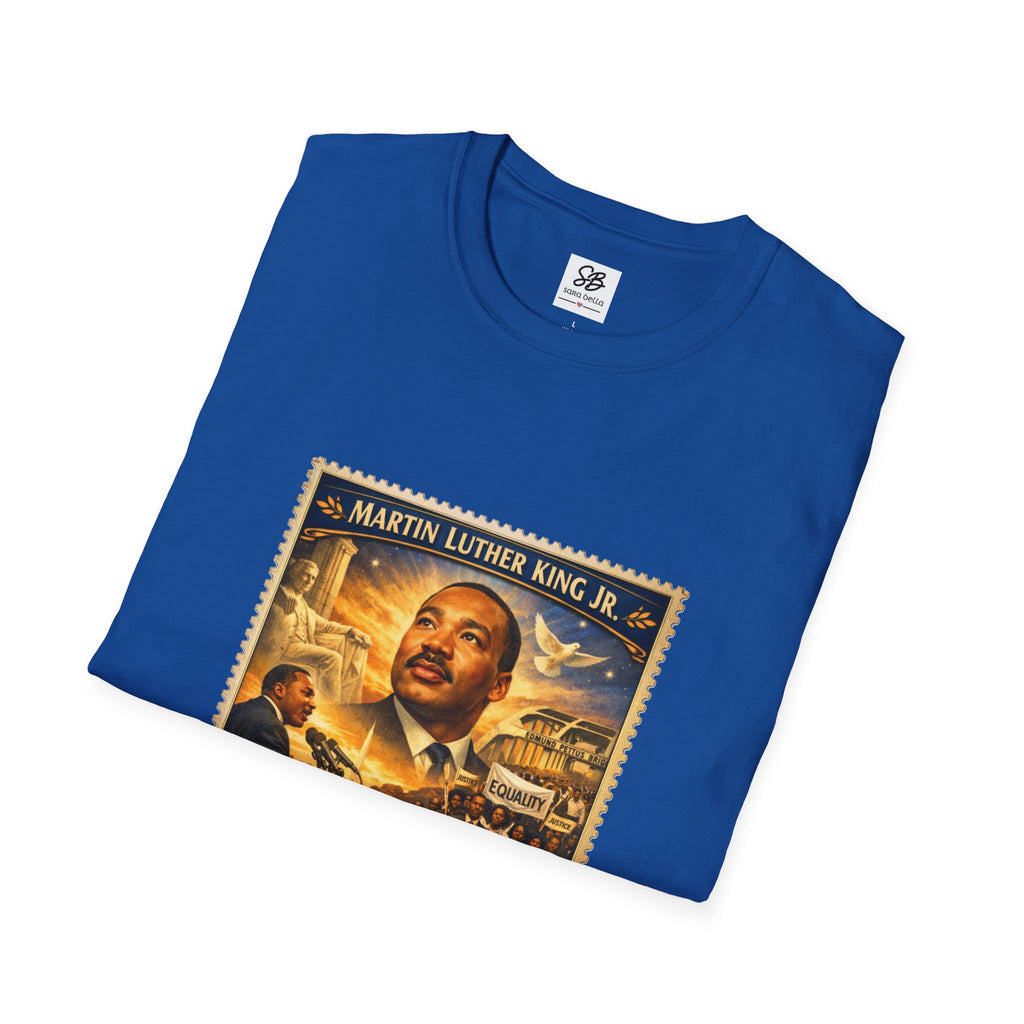 Martin Luther King Jr. 'I Have a Dream Memorial ' Tribute Vintage Stamp T-Shirt