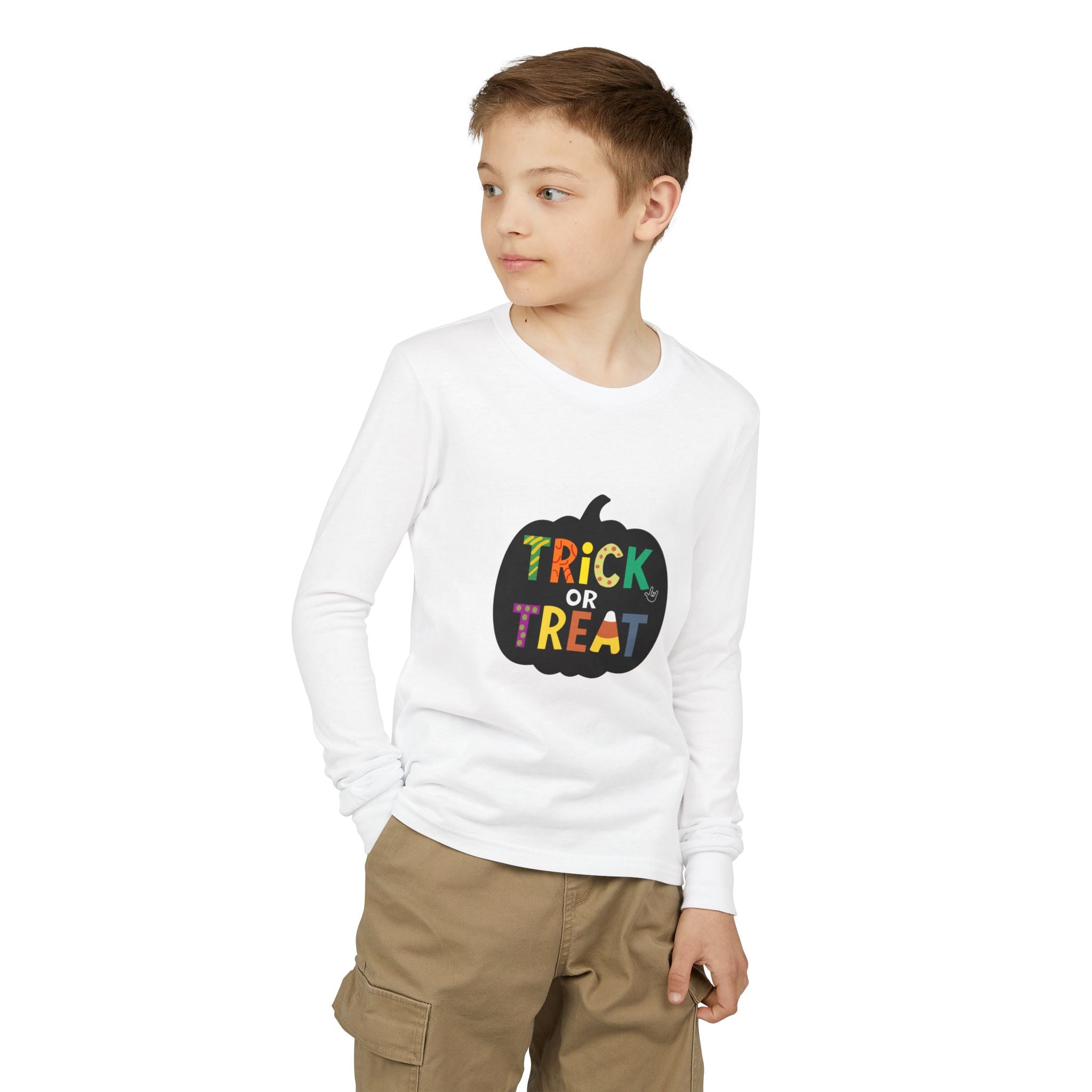 Trick or Treat Pumpkin - Kid Long Sleeve Shirt