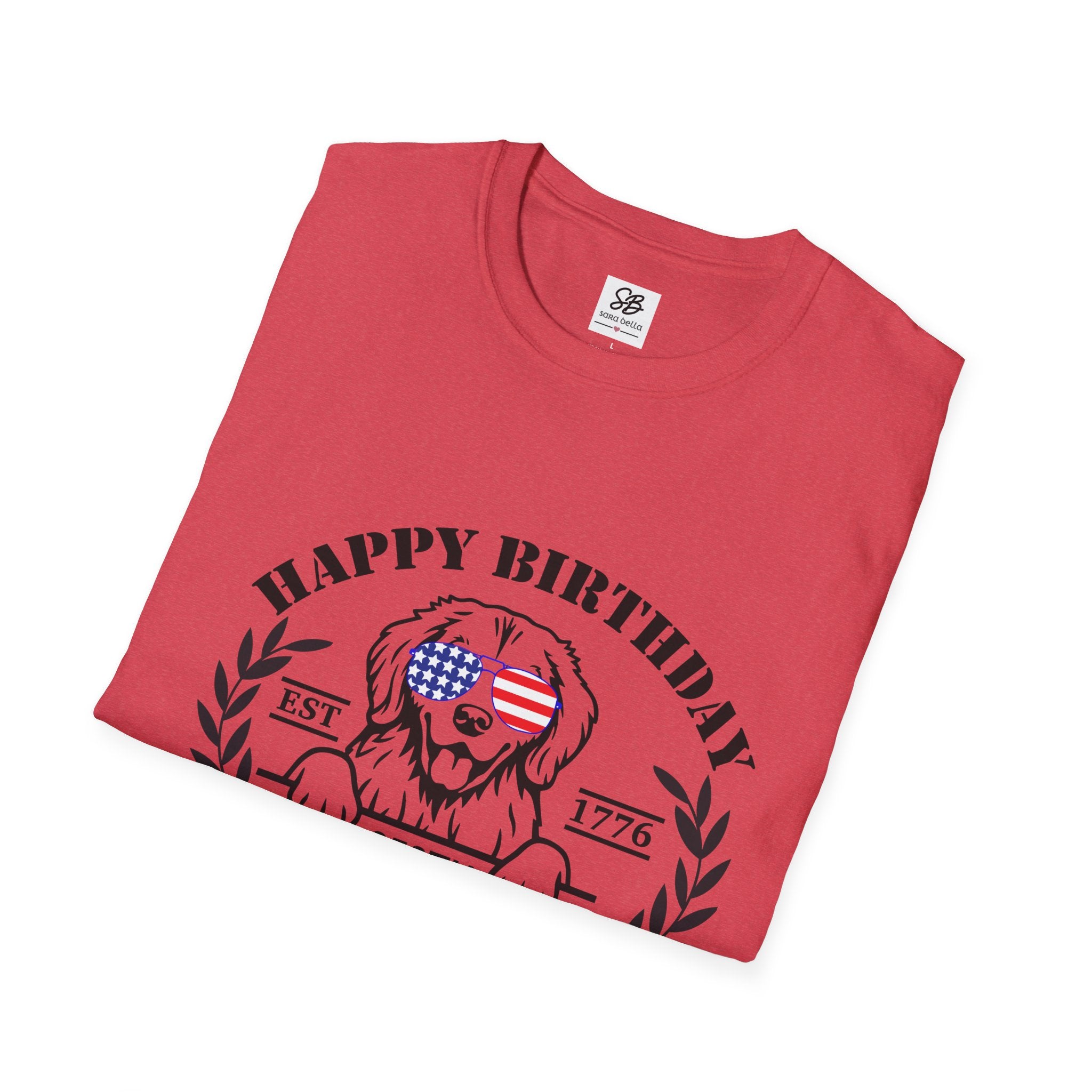 Happy Birthday 250th America with a dog T-Shirt