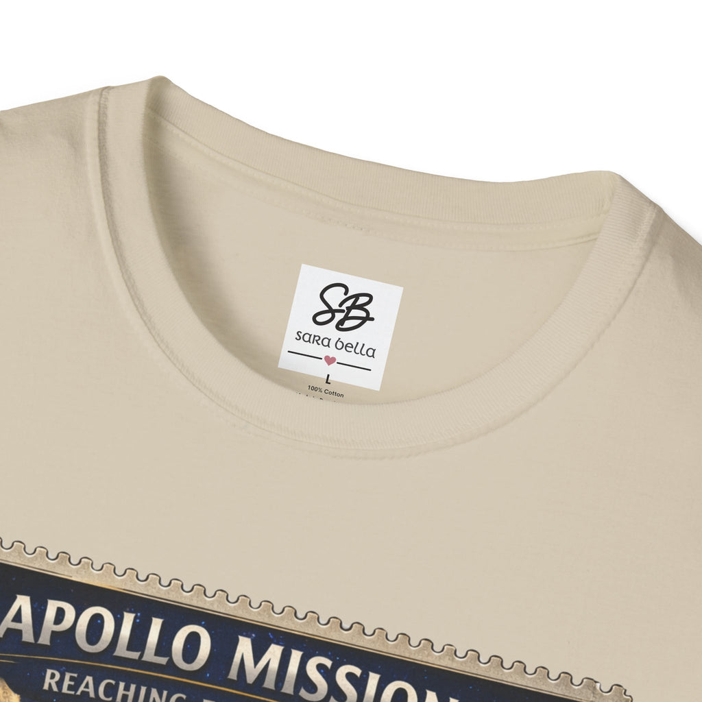 Apollo Missions  'Space Exploration' Vintage Stamp T-Shirt