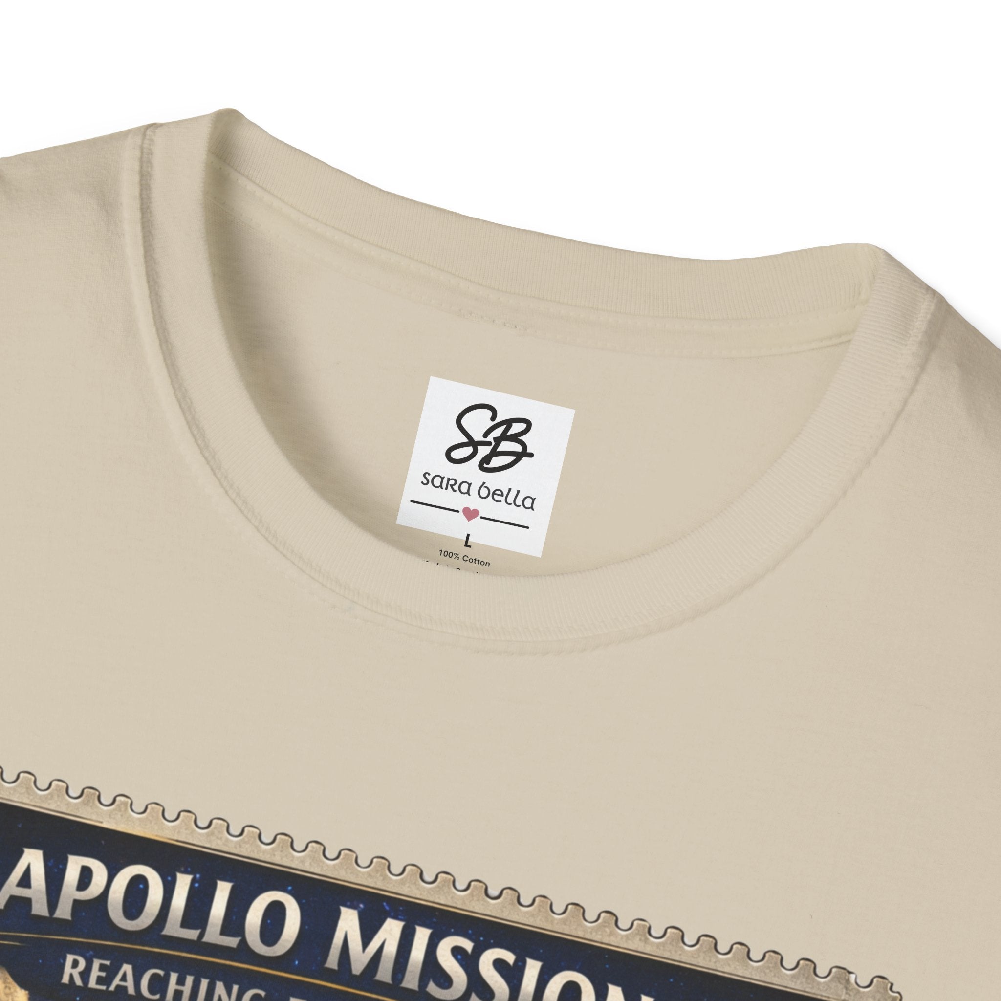Apollo Missions  'Space Exploration' Vintage Stamp T-Shirt