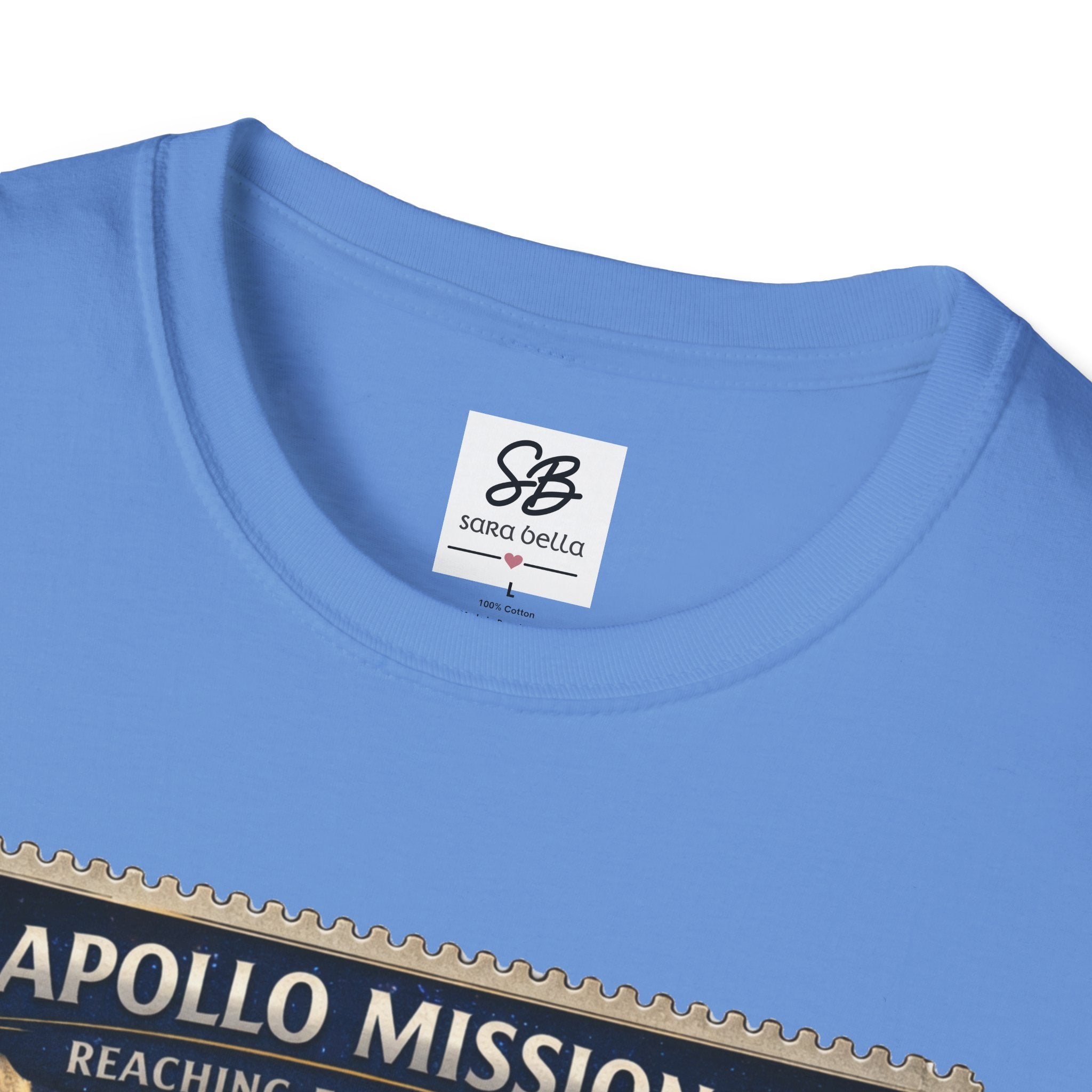 Apollo Missions  'Space Exploration' Vintage Stamp T-Shirt
